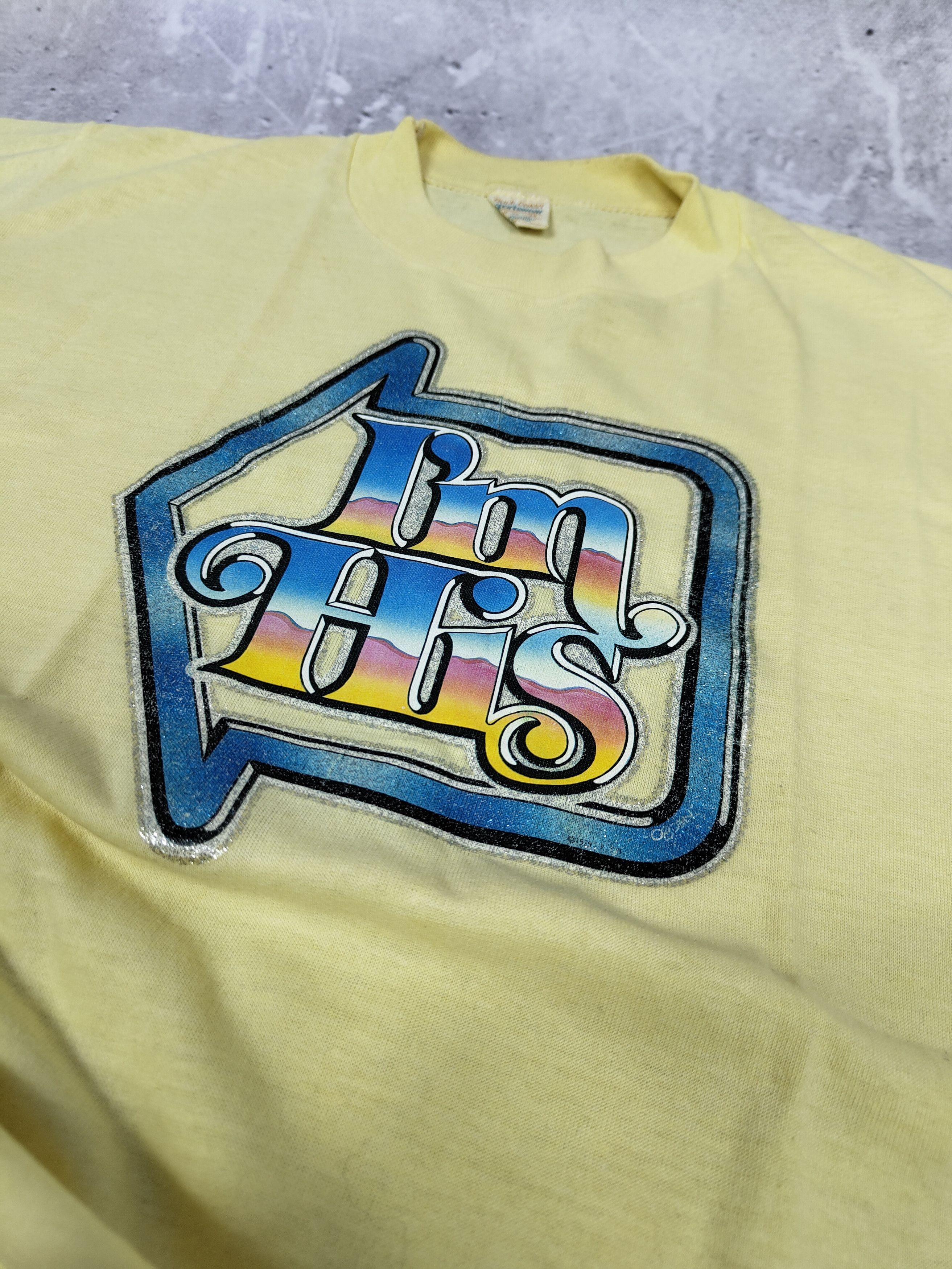 Band Tees × Vintage 70s Vintage 'Im His' Graphic T-shirt Size US M / EU 48-50 / 2 - 2 Thumbnail