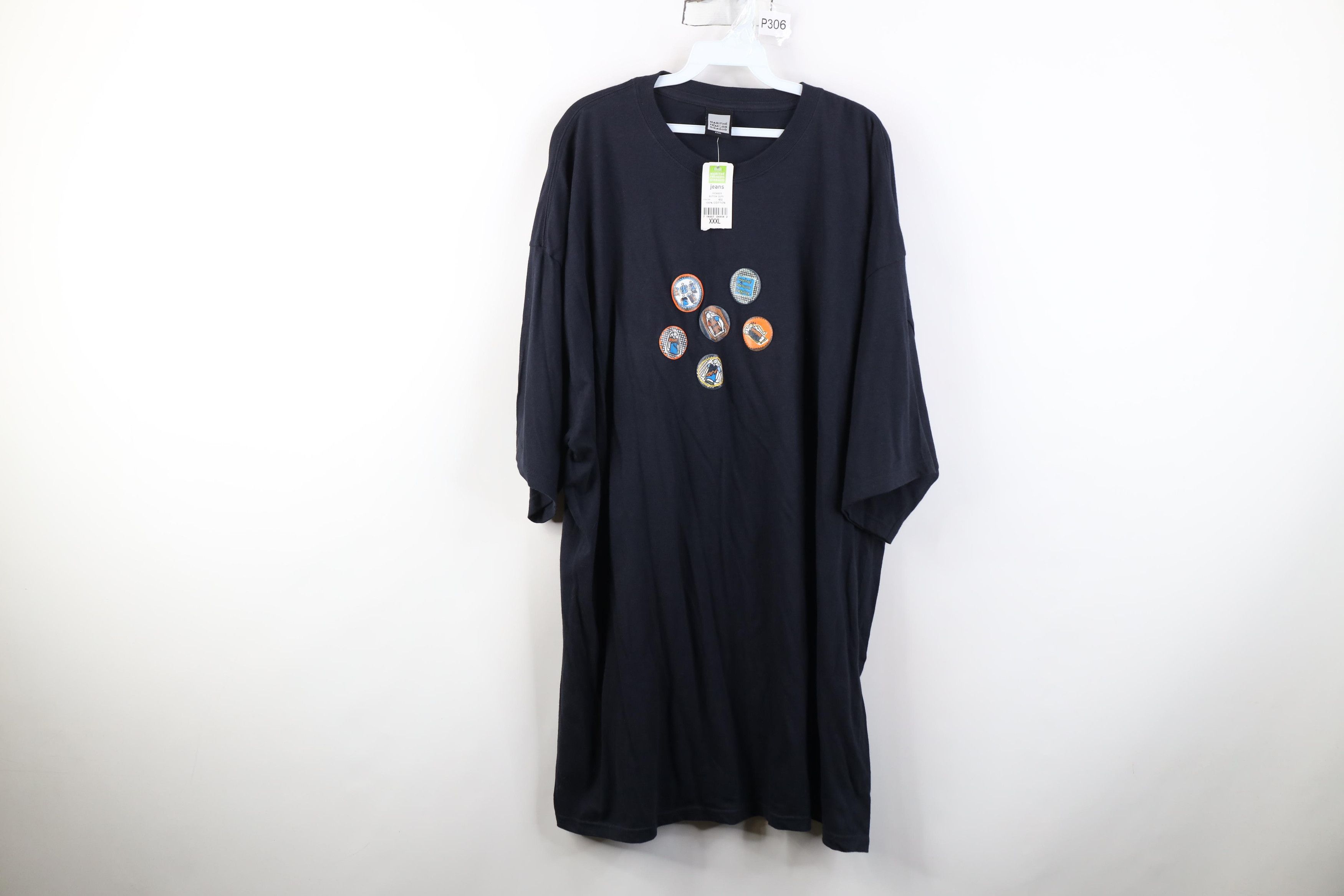 Marithe + Francois Girbaud Deadstock Vintage 90s Marithe Francois Girbaud Guys T-Shirt Size US XXL / EU 58 / 5 - 1 Thumbnail