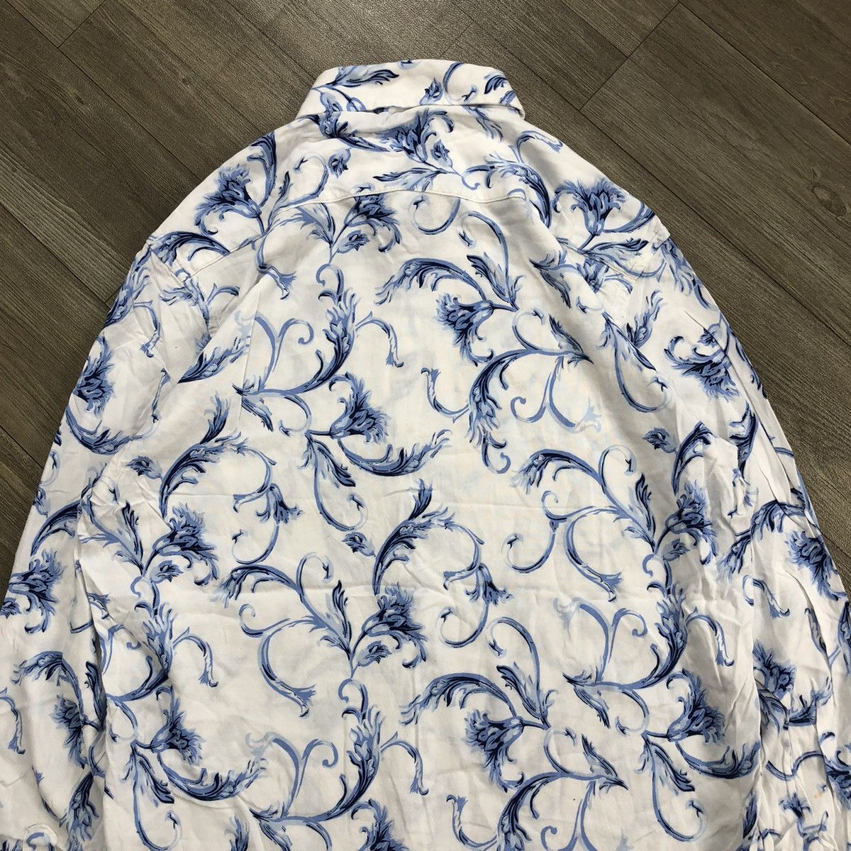 Versace Vintage Luxury Shirt Versace Floral Button Up Size US M / EU 48-50 / 2 - 12 Thumbnail