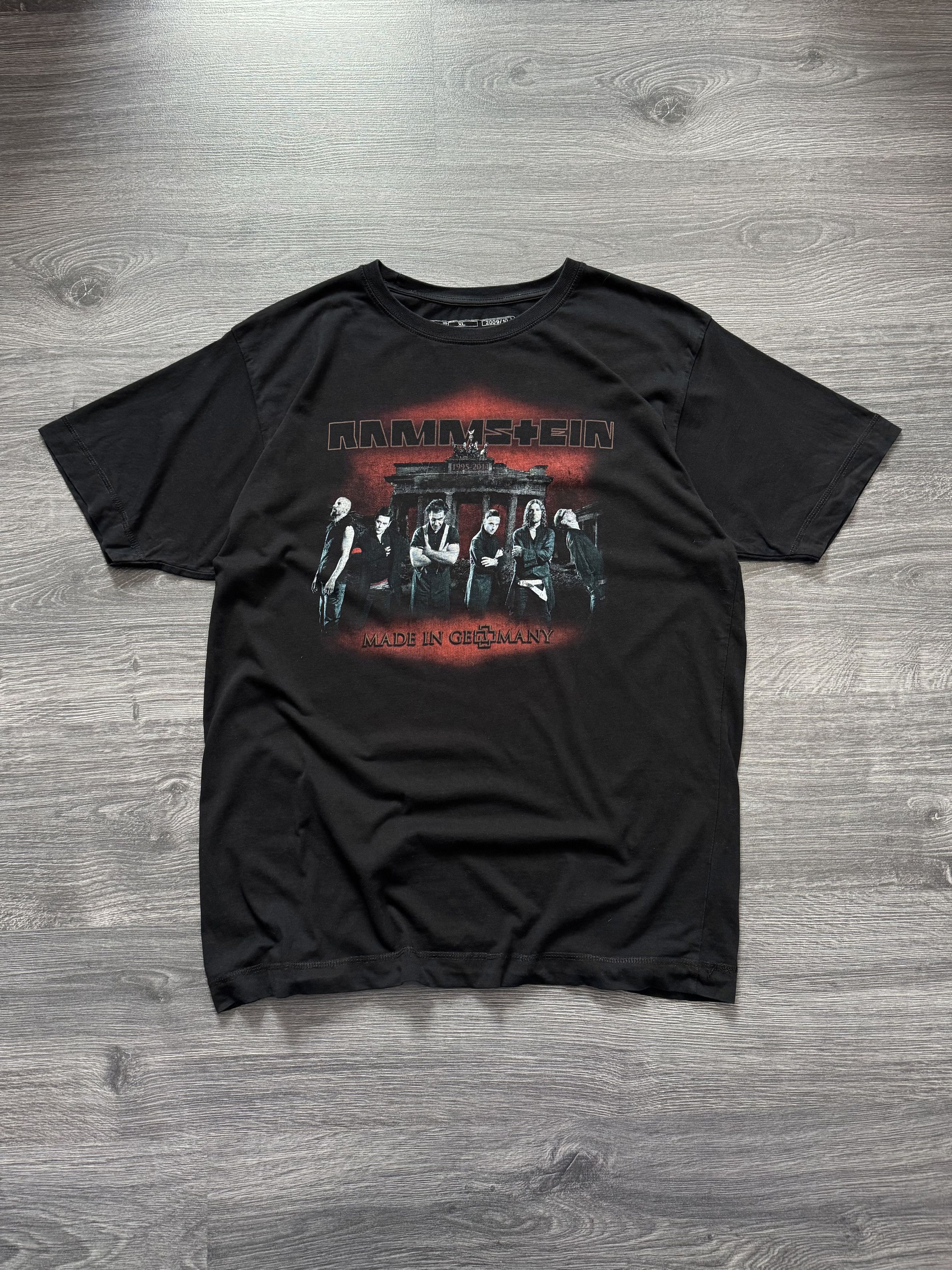 Band Tees Vintage Rammstein T-shirt Europe tour 2011 Size US XL / EU 56 / 4 - 1 Thumbnail