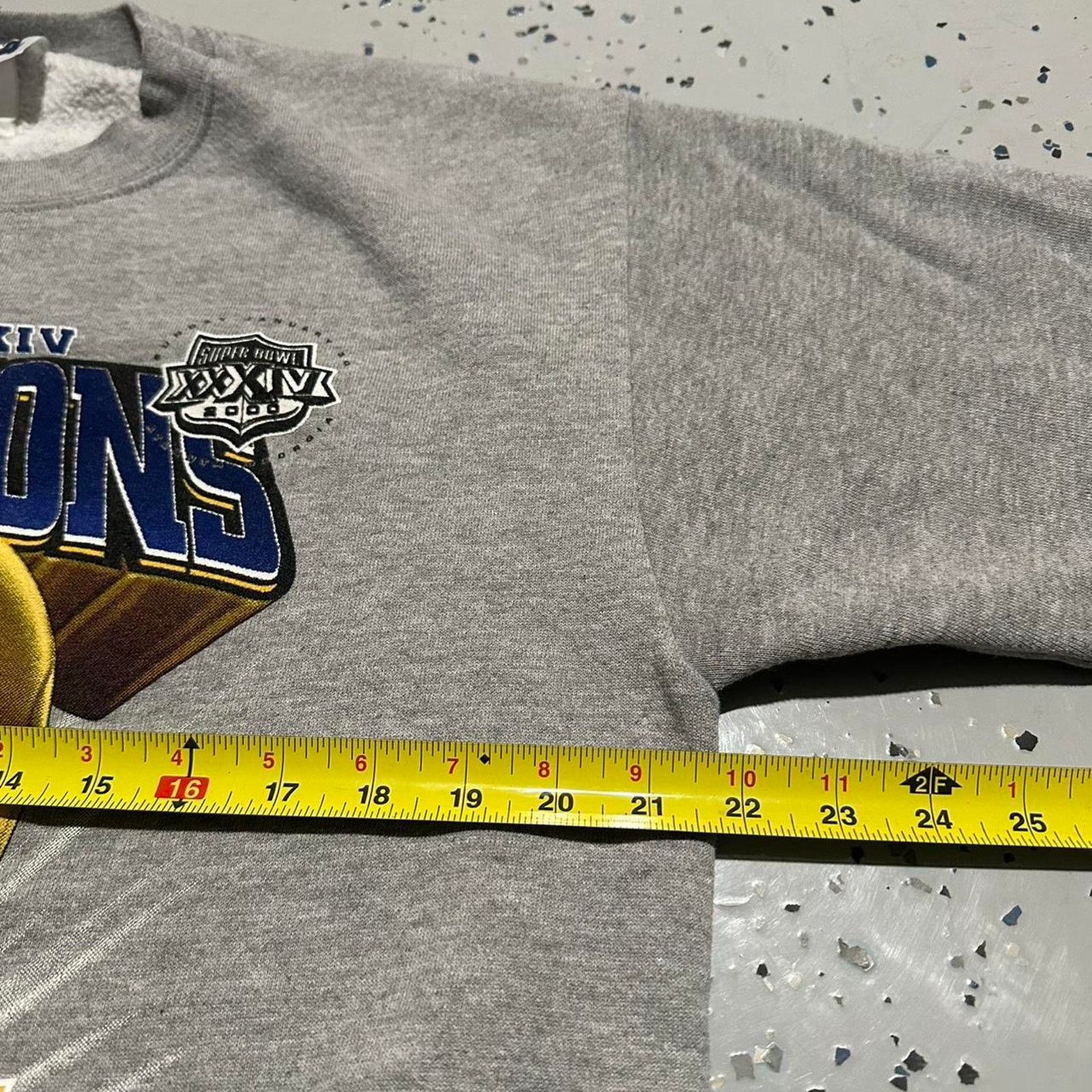 NFL Vintage 2000 NFL Los Angeles Rams Grey Sweater Size US M / EU 48-50 / 2 - 5 Thumbnail