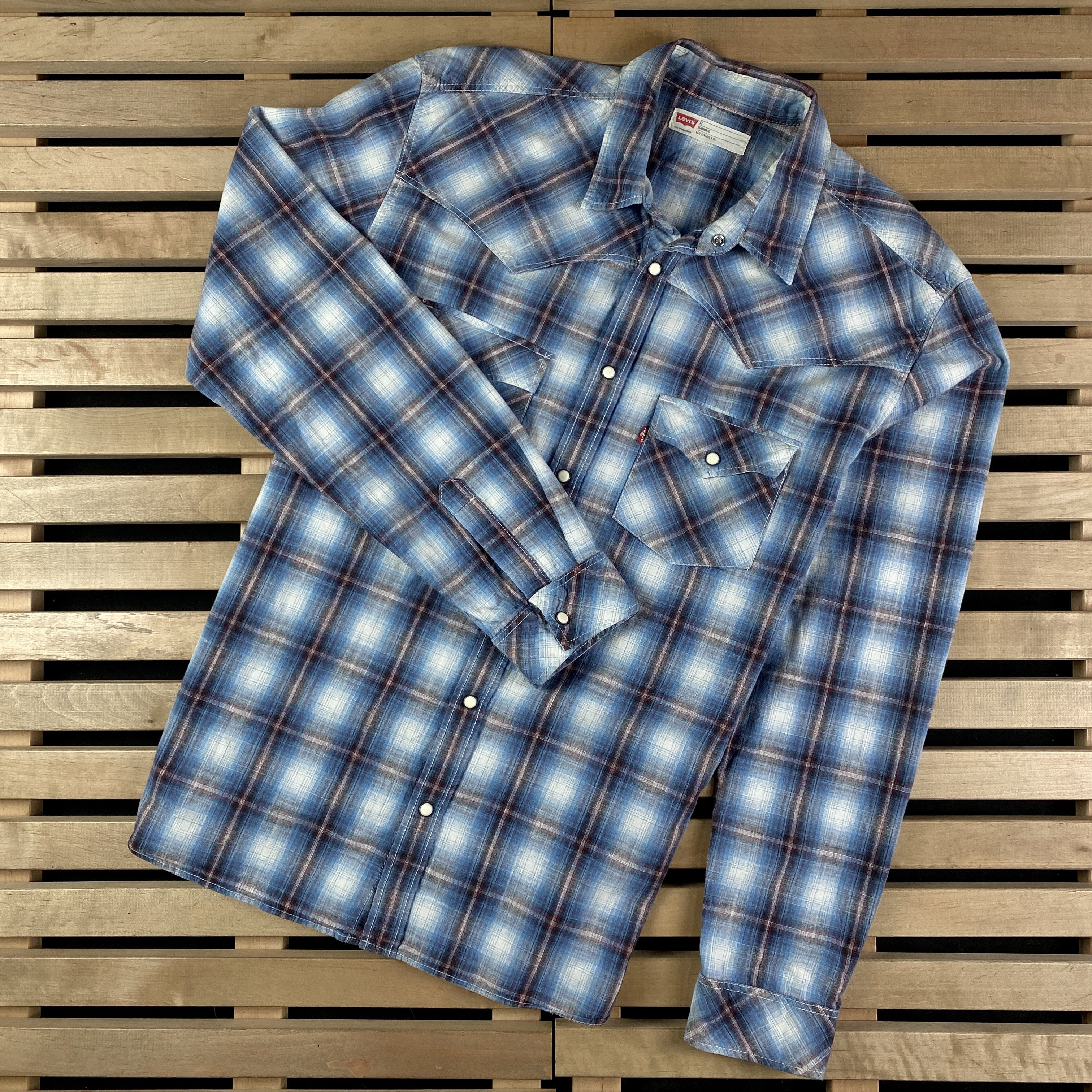 Levi's × Levi's Vintage Clothing × Vintage Men’s Shirt Long Sleeve Levi’s Vintage Size XL Size US XL / EU 56 / 4 - 1 Thumbnail