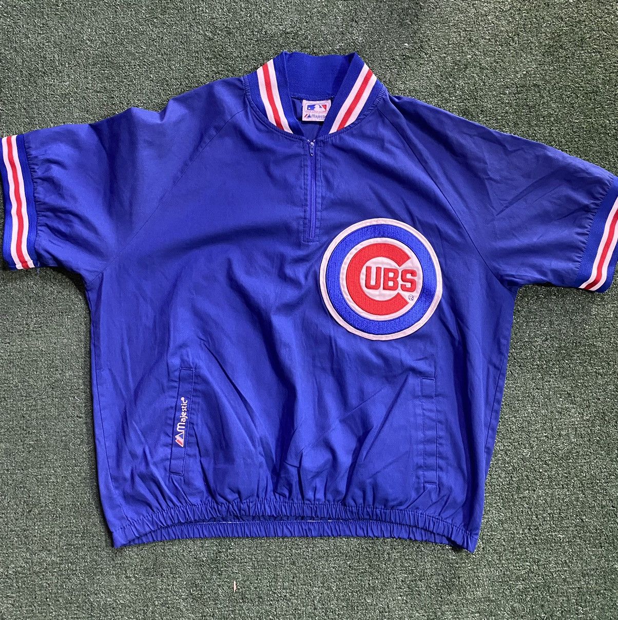 Chicago Cubs Womens Pullover Vintage Jacket Sz Large Rare