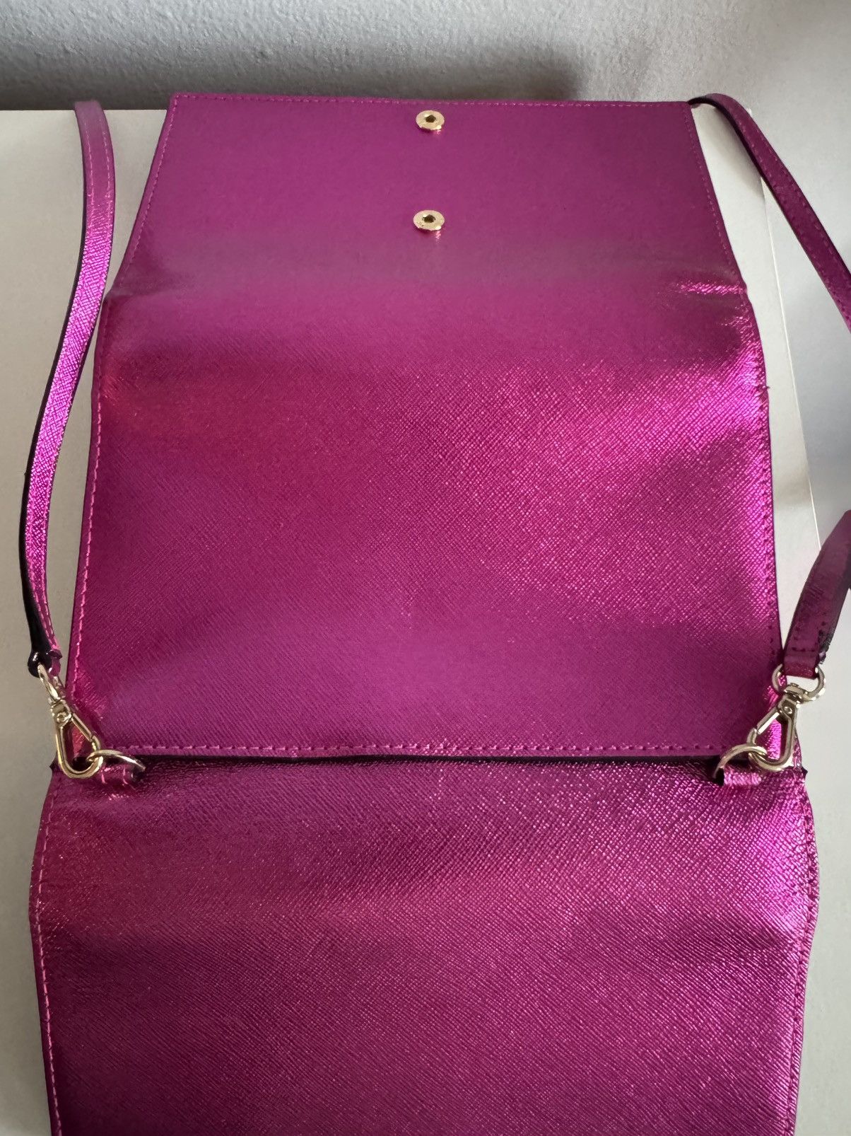 Kate Spade NWOT- Kate Spade New York Pink Leather Xbody Wallet / Clutch Size ONE SIZE - 9 Thumbnail