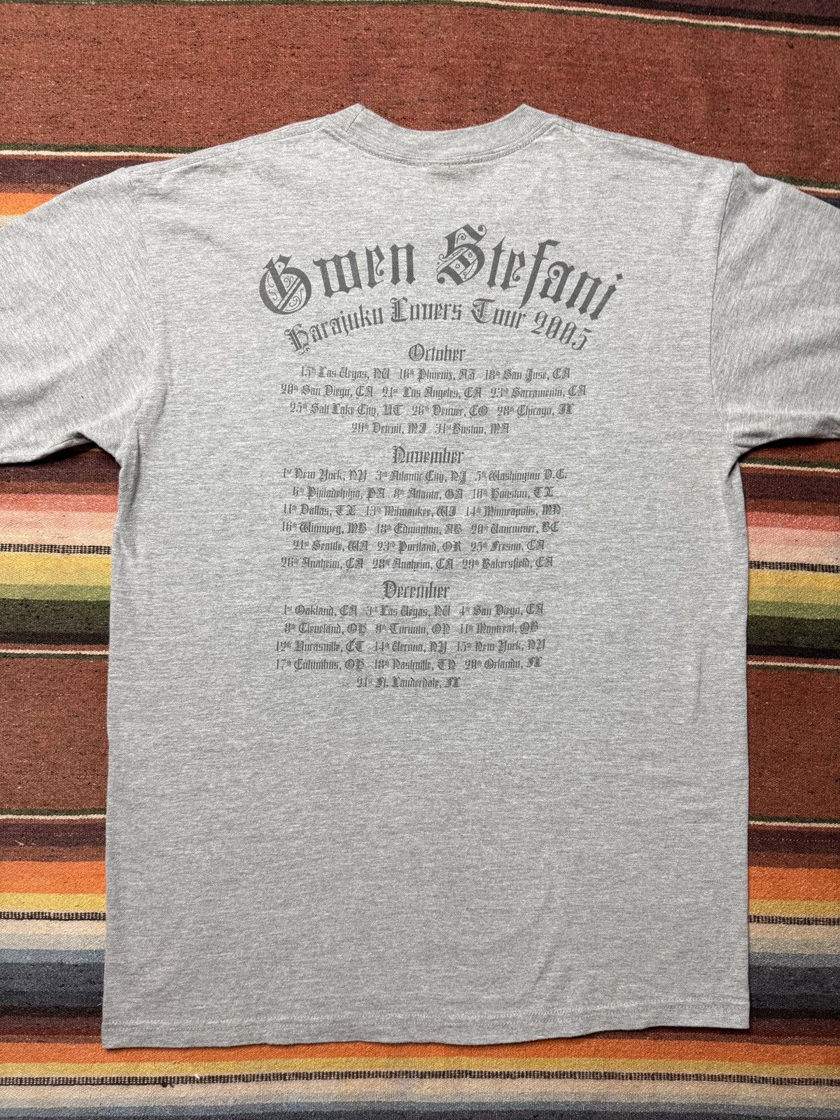 Band Tees × Vintage Vintage 2005 Gwen Stefani Harajuku Lovers Tour Tee Shirt Size US L / EU 52-54 / 3 - 7 Thumbnail