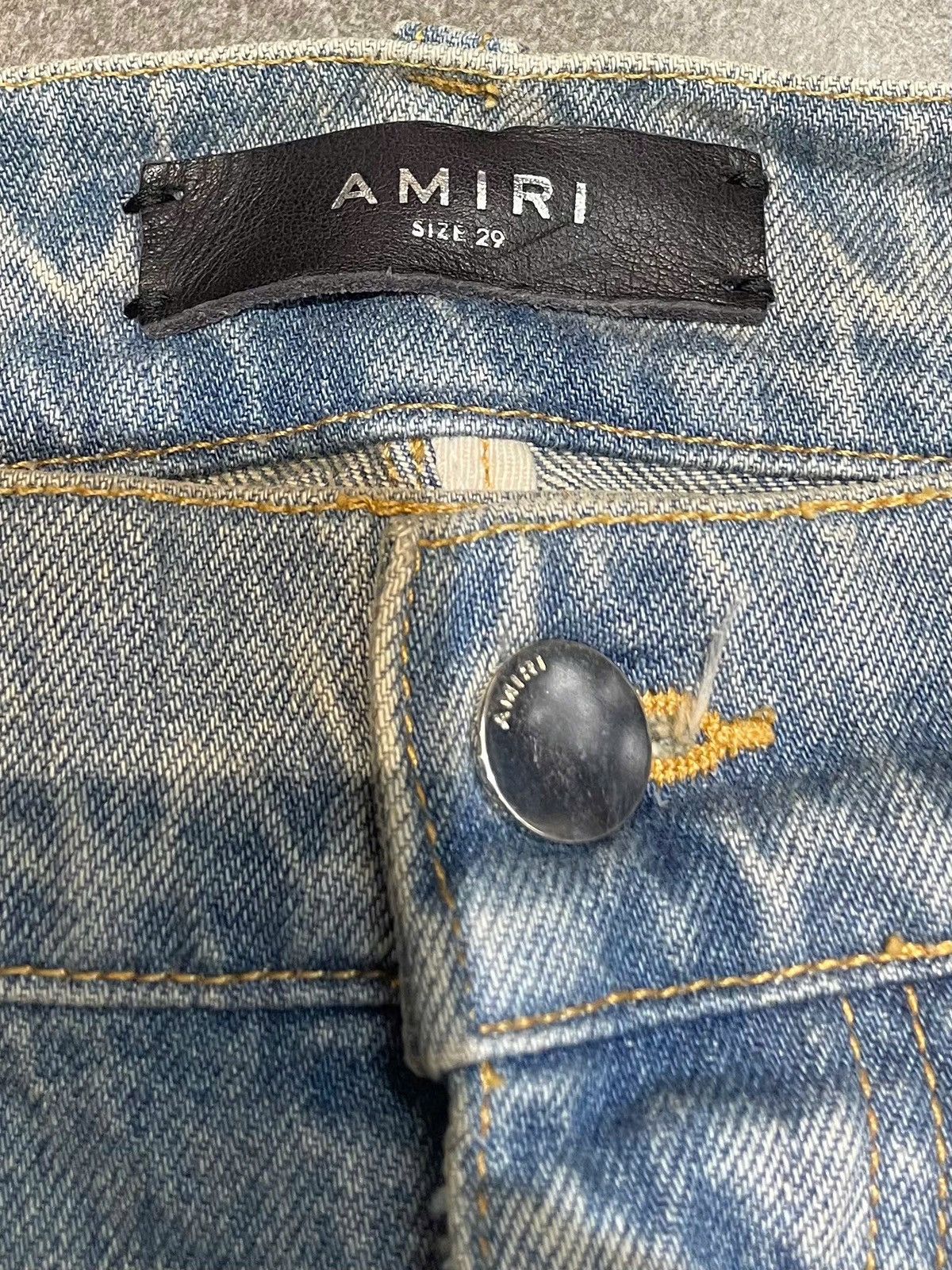 Amiri | Amiri Flare Jeans Flannel Patch Size US 29 - 4 Thumbnail