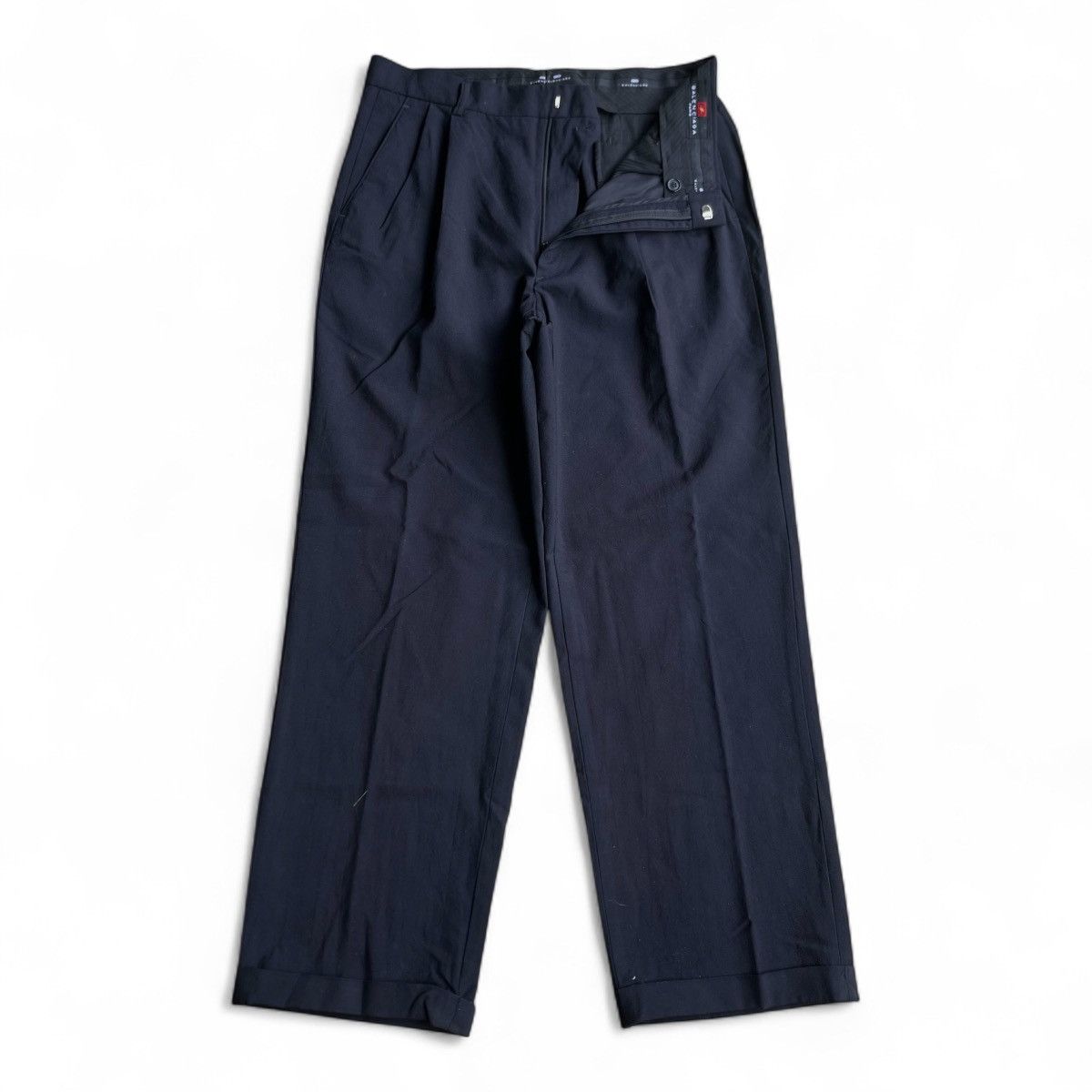 Balenciaga Balenciaga Paris Pleated Trousher Pants Size US 30 / EU 46 - 2 Thumbnail