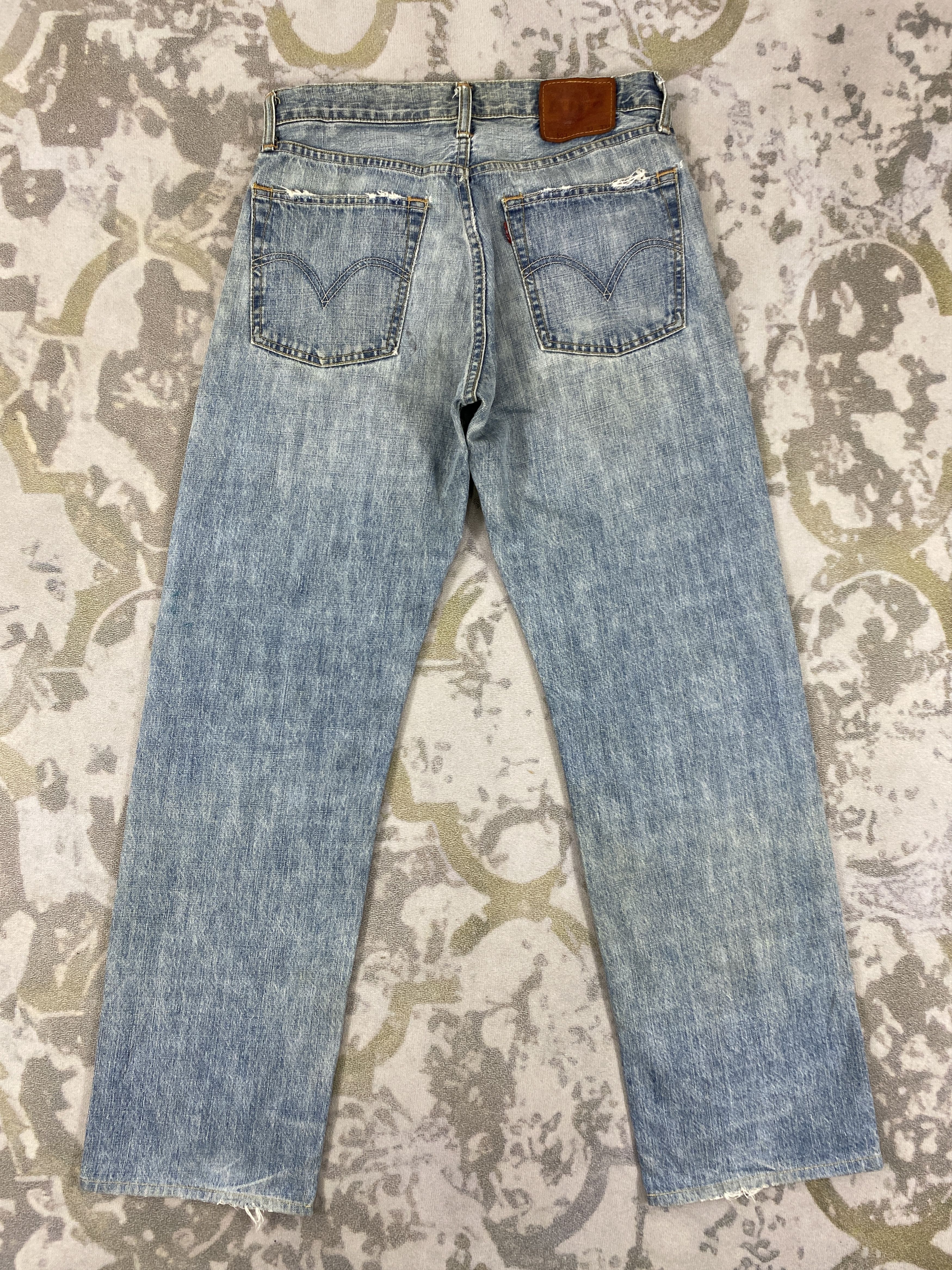 Levi's Distressed Blue Vintage Levi's 503 Jeans 32x30.5 - JN3603 Size US 32 / EU 48 - 2 Thumbnail