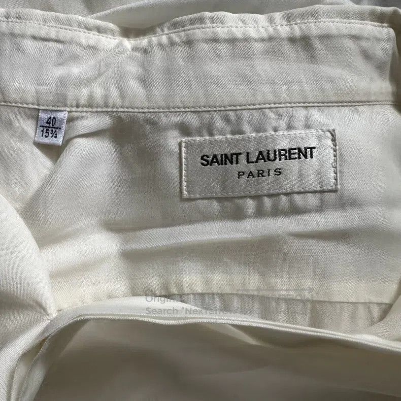 Saint Laurent Paris Saint Laurent Paris White shirt Size S / US 4 / IT 40 - 3 Thumbnail