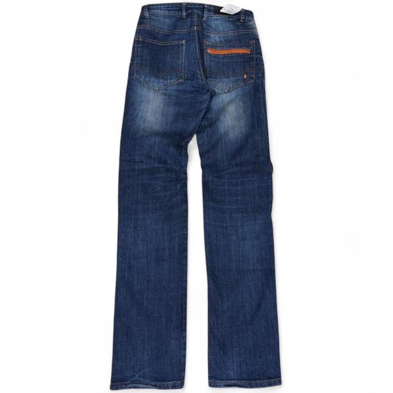 True Religion Hevik Straight fit knee pocket design denim jeans Size US 31 - 4 Thumbnail