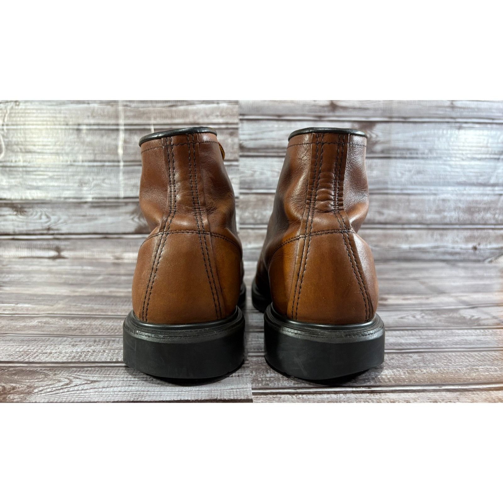 Red Wing Red Wing # 4439 Steel Toe Leather Work Boots size 10 D Made Size US 10 / EU 43 - 4 Thumbnail