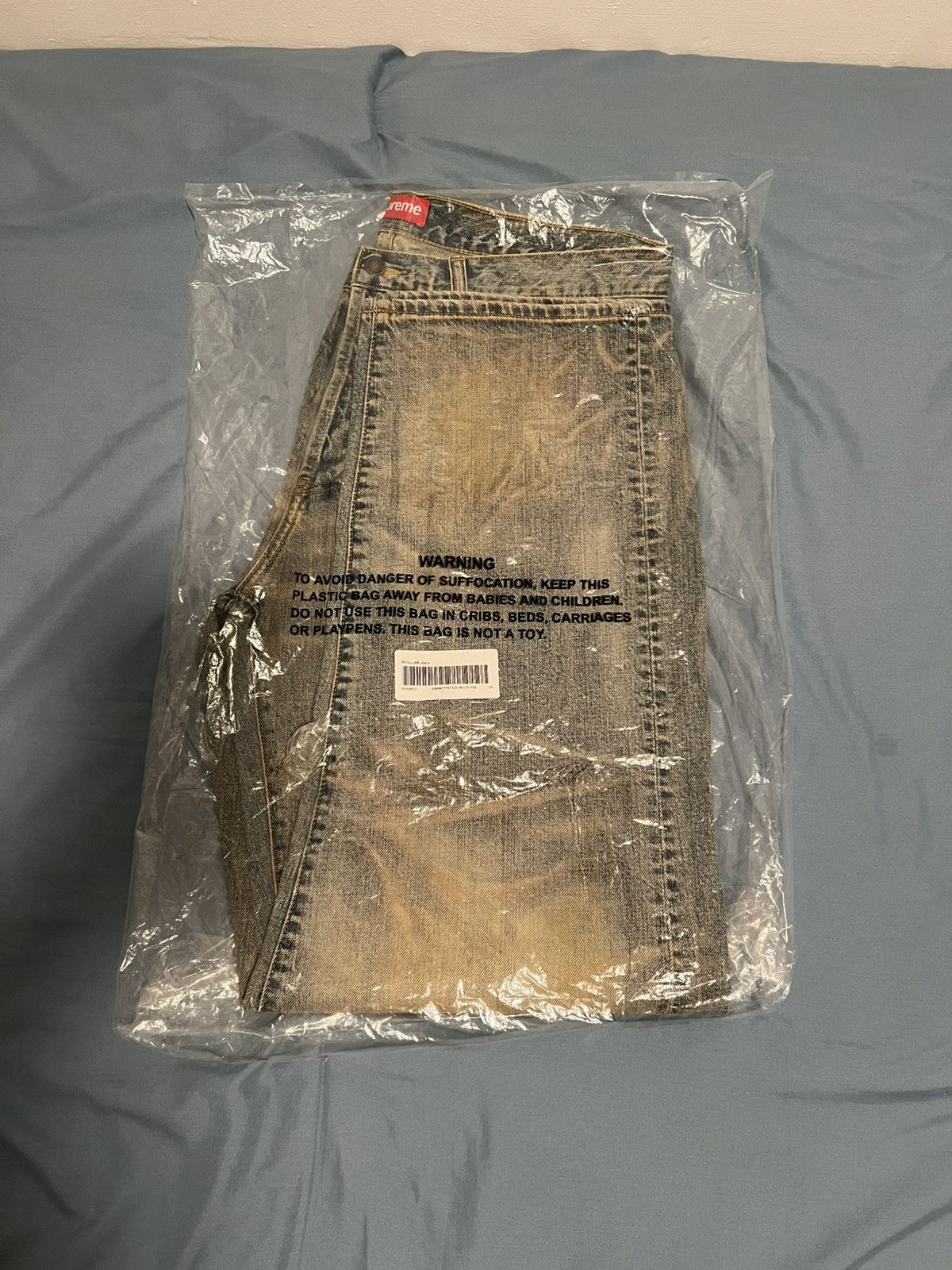 Supreme Regular Jean Dirty Indigo Size 34