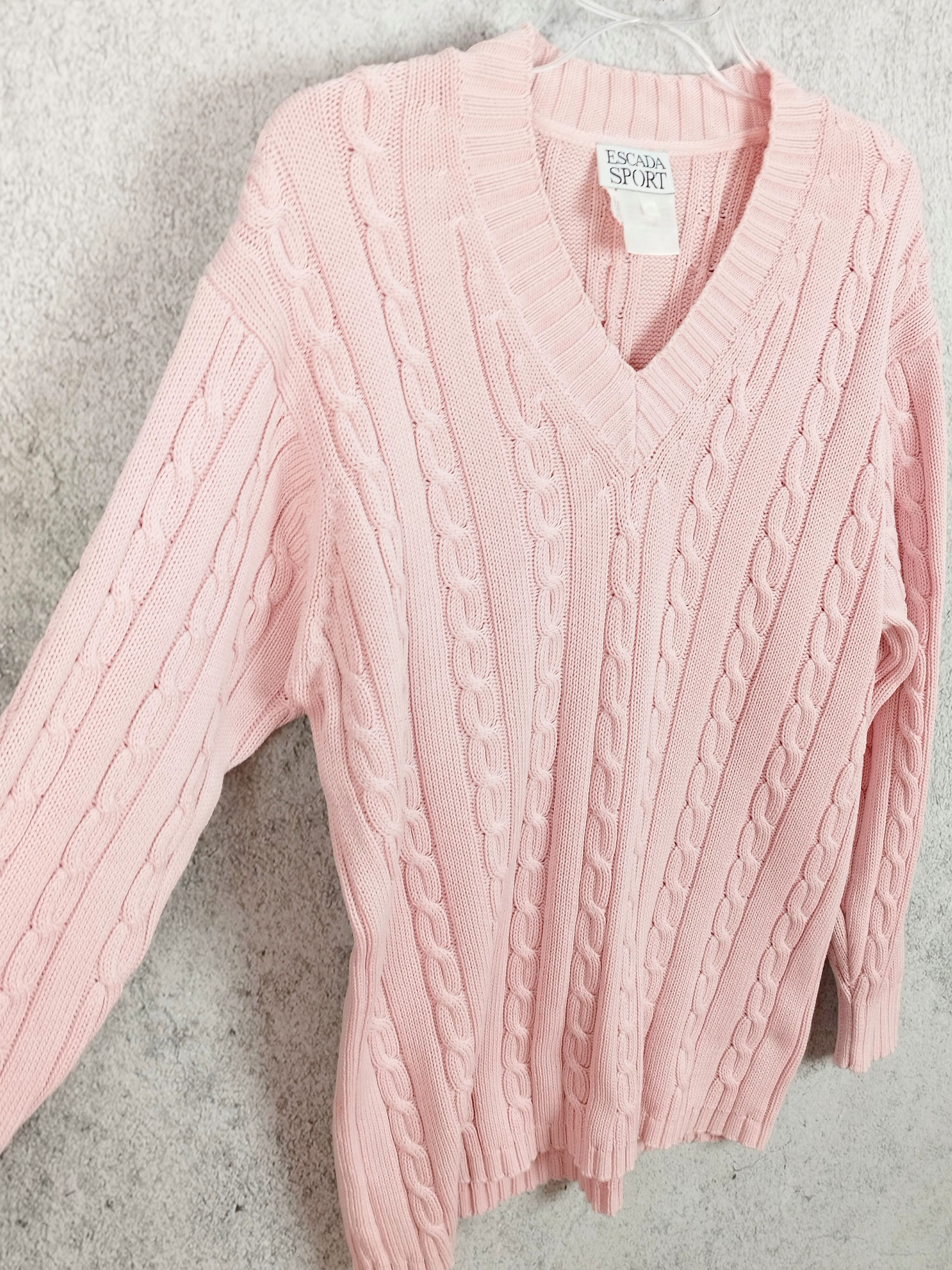 Escada Sport Vintage 90s Escada Sport Cable Knit Sweater Size M / US 6-8 / IT 42-44 - 6 Thumbnail