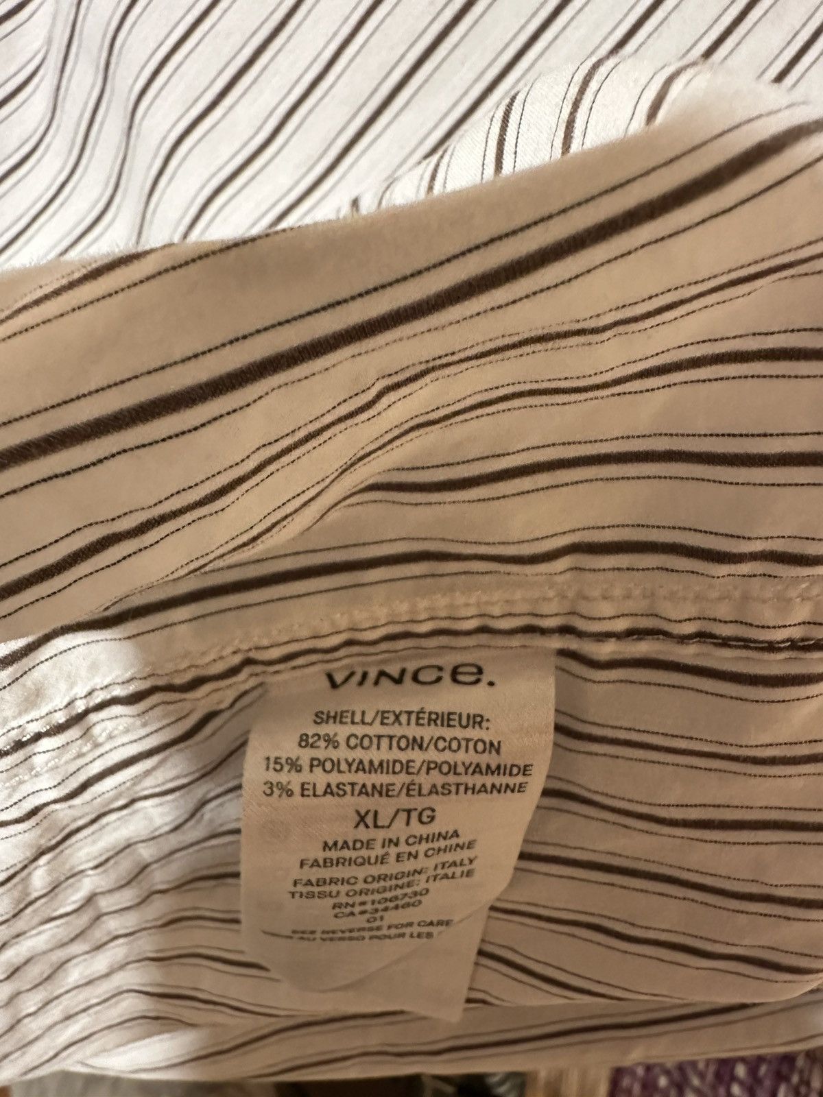 Vince Striped Vince Button Down Size US XL / EU 56 / 4 - 4 Thumbnail