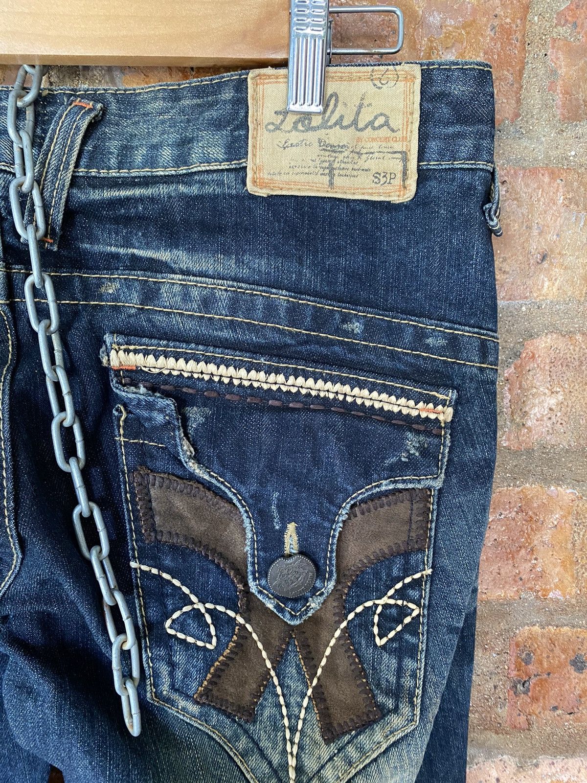 Japanese Brand FLARE🔥Lolita Jeans x Yoshitomo Nara pants Size US 34 / EU 50 - 16 Thumbnail