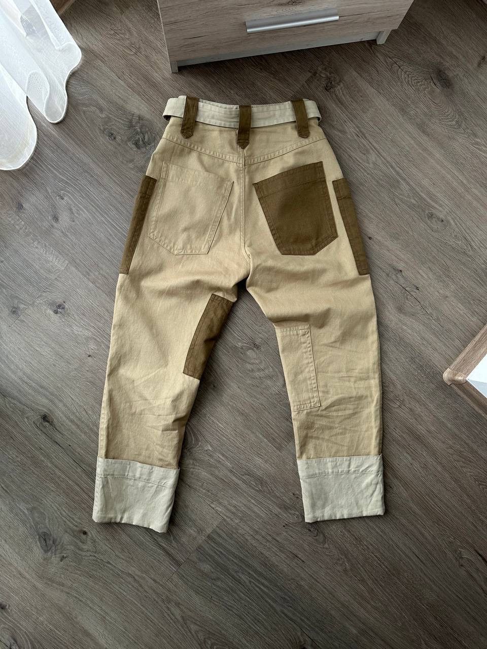 Isabel Marant Etoile × Japanese Brand × Vintage Vintage Isabel Marant Etolie Beige Pocket Cargo Pants Size 24" / US 00 / IT 34 - 16 Thumbnail
