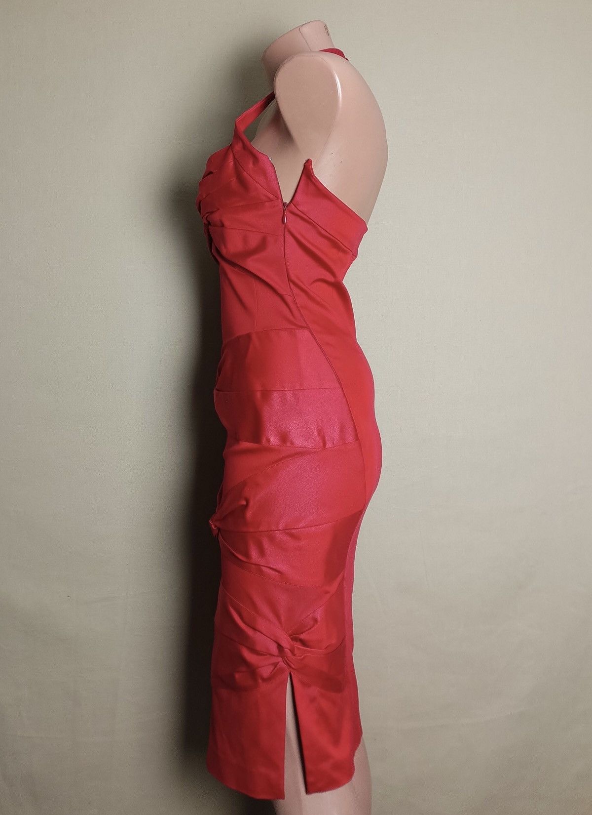 Dior × John Galliano Christian Dior by John Galliano F/W 2003 Runway Halter Dress Size M / US 6-8 / IT 42-44 - 5 Thumbnail