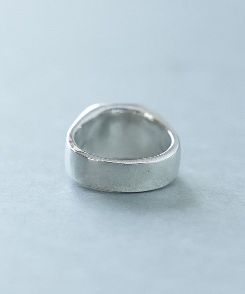 Number (N)ine Number Nine FLAT SQUARE TOP N(N) SIDE LOGO RING 19 Size ONE SIZE - 4 Thumbnail
