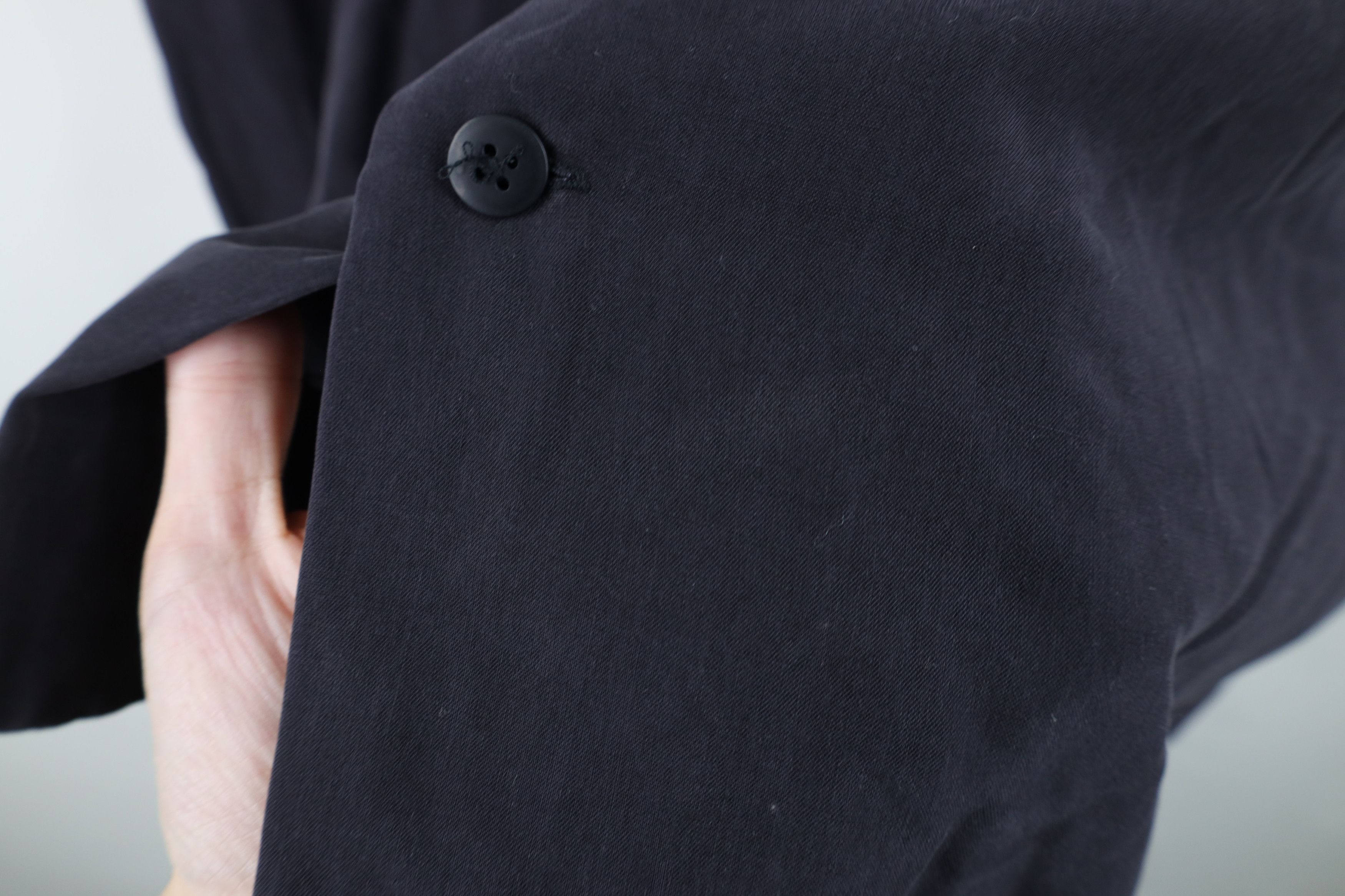 Vintage Vintage 90s Streetwear Collar Board Button Shirt Black Size US S / EU 44-46 / 1 - 4 Thumbnail