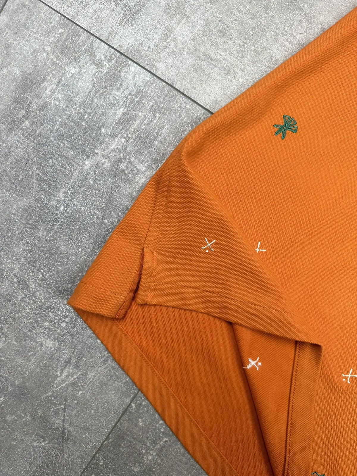 Vintage The Nike Polo Orange Small Tab Logo Size US L / EU 52-54 / 3 - 5 Thumbnail