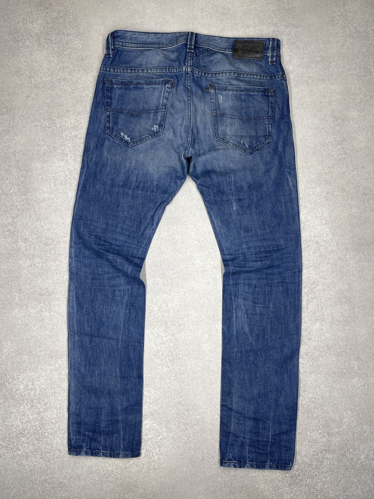 Diesel Mens Diesel Thavar Denim Jeans Blue Y2K Size US 32 / EU 48 - 2 Thumbnail