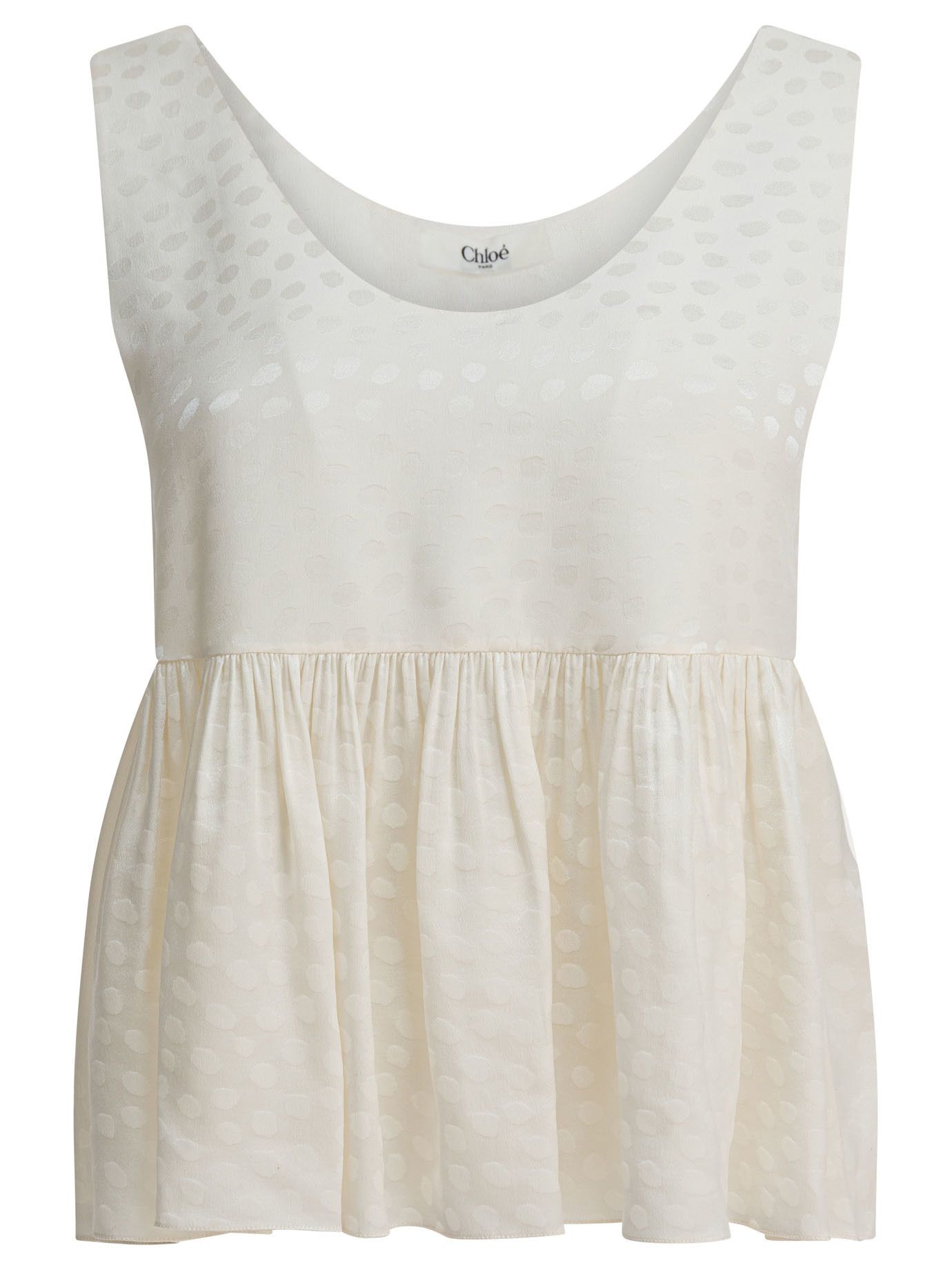 Chloe Chloé Peplum Top In Silk tag size 40 Women - USA Duties Paid Size M / US 6-8 / IT 42-44 - 1 Thumbnail