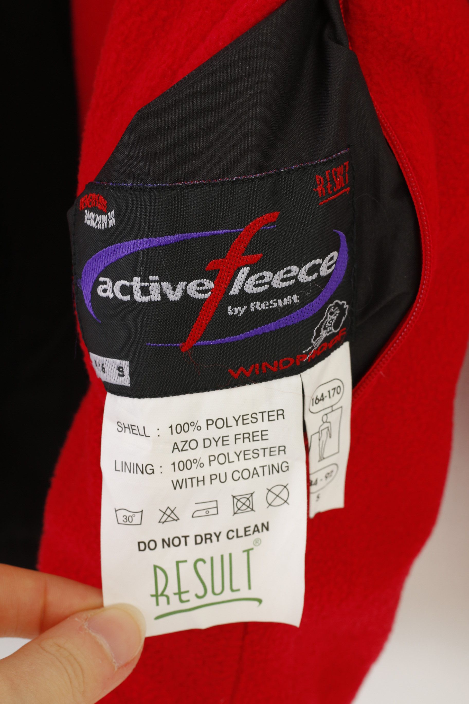 Vintage Active Fleece by Result Men S Jacket Double-Sided 3442 Size US S / EU 44-46 / 1 - 3 Thumbnail