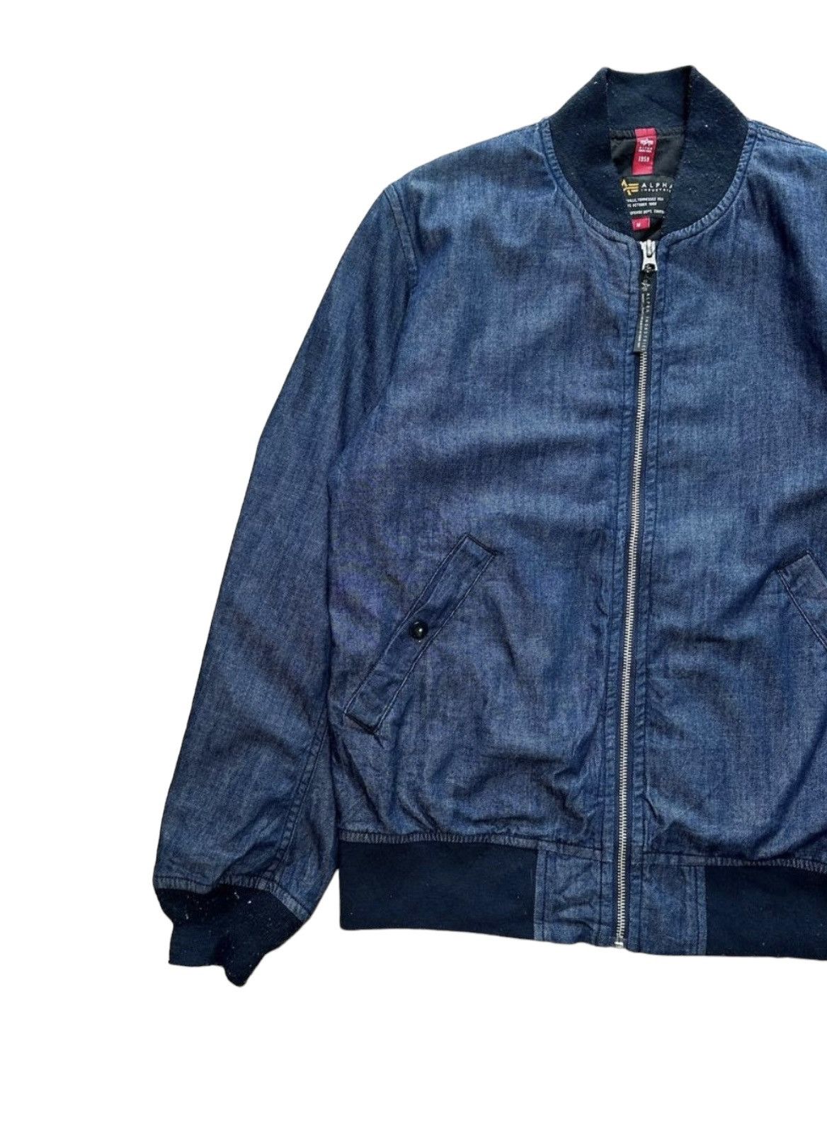Alpha Industries Alpha Industries Denim Bomber Jacket Size US S / EU 44-46 / 1 - 2 Thumbnail