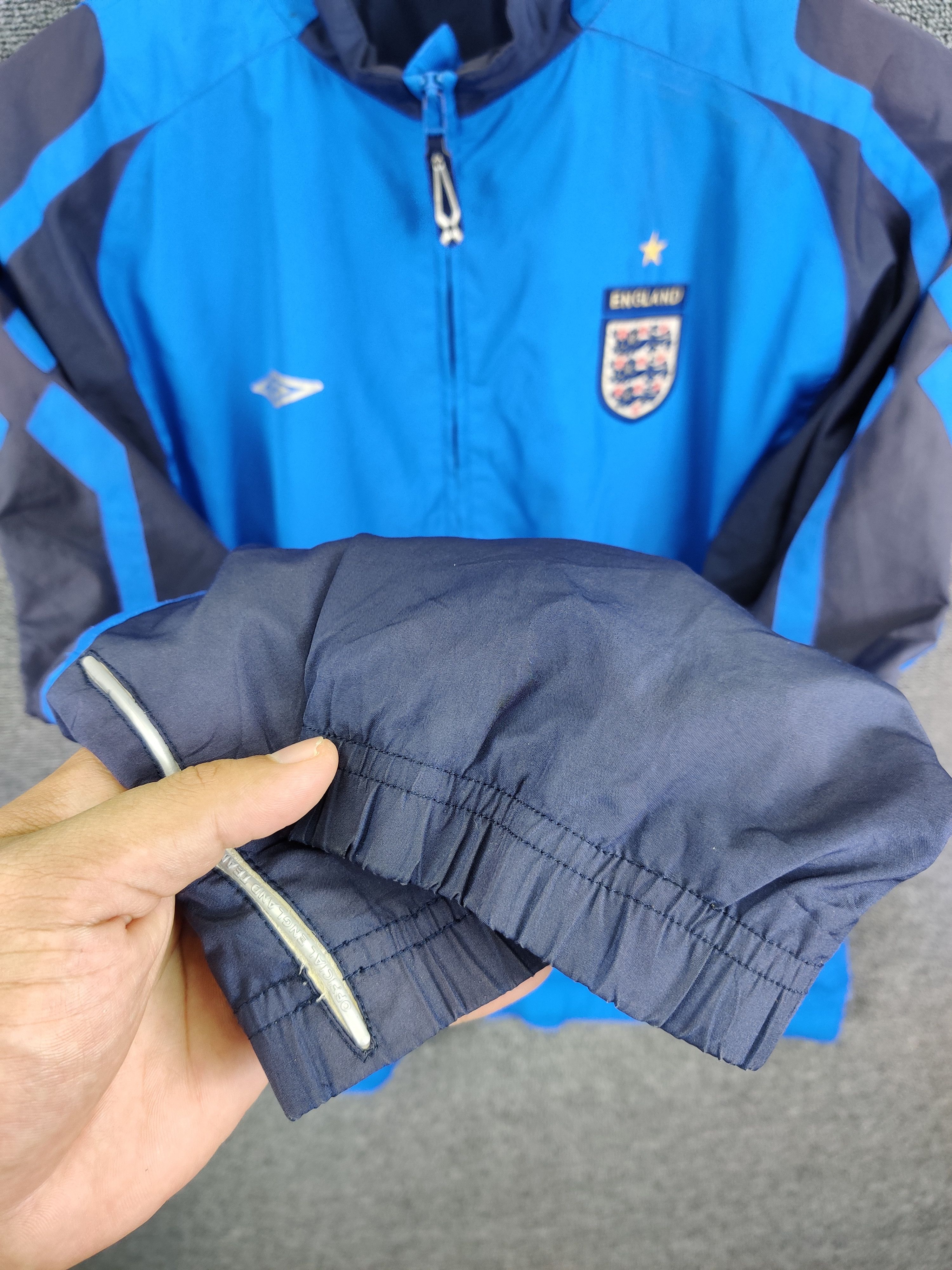 Umbro Vintage Umbro x England Soccer Football Windbreaker Jacket Size US M / EU 48-50 / 2 - 9 Thumbnail