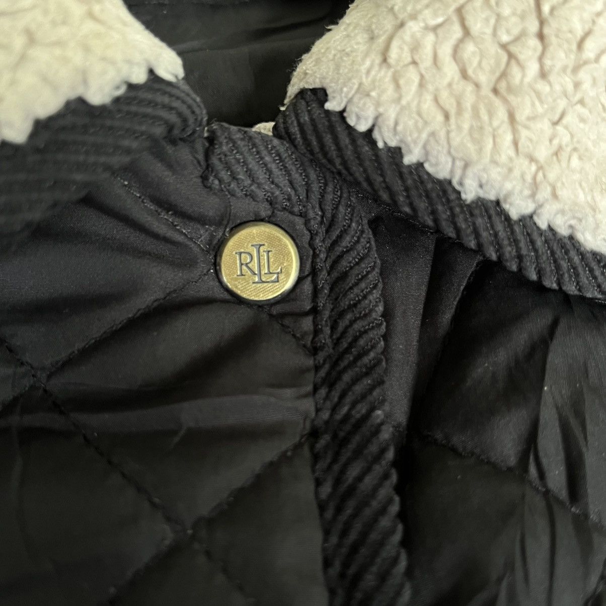 Ralph Lauren Vintage Ralph Lauren Quilted Neck Sherpa Jacket Size US XL / EU 56 / 4 - 5 Thumbnail