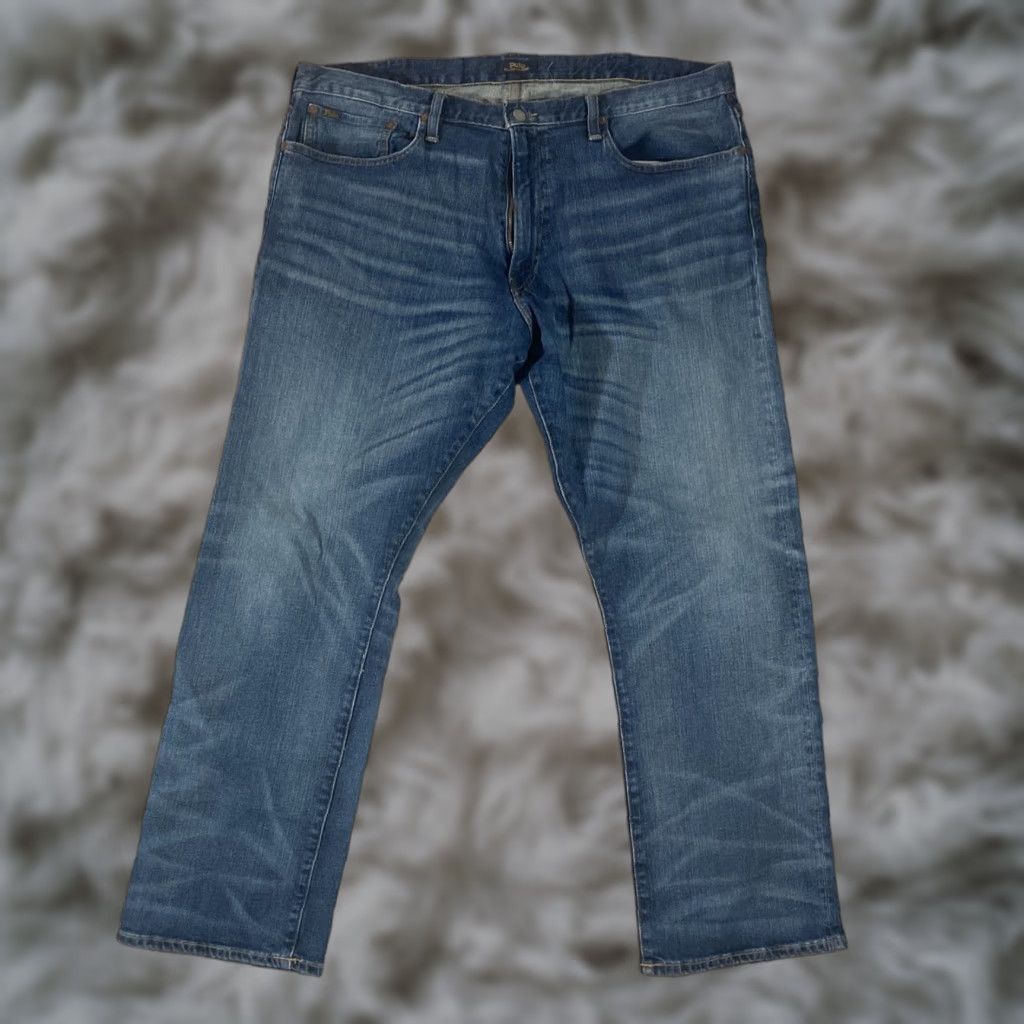 Polo Ralph Lauren Polo Ralph Lauren Jeans The Classic Fit Straight Denim Blue Mens 40x31 Inseam 31 Regular Size US L / EU 52-54 / 3 - 1 Thumbnail