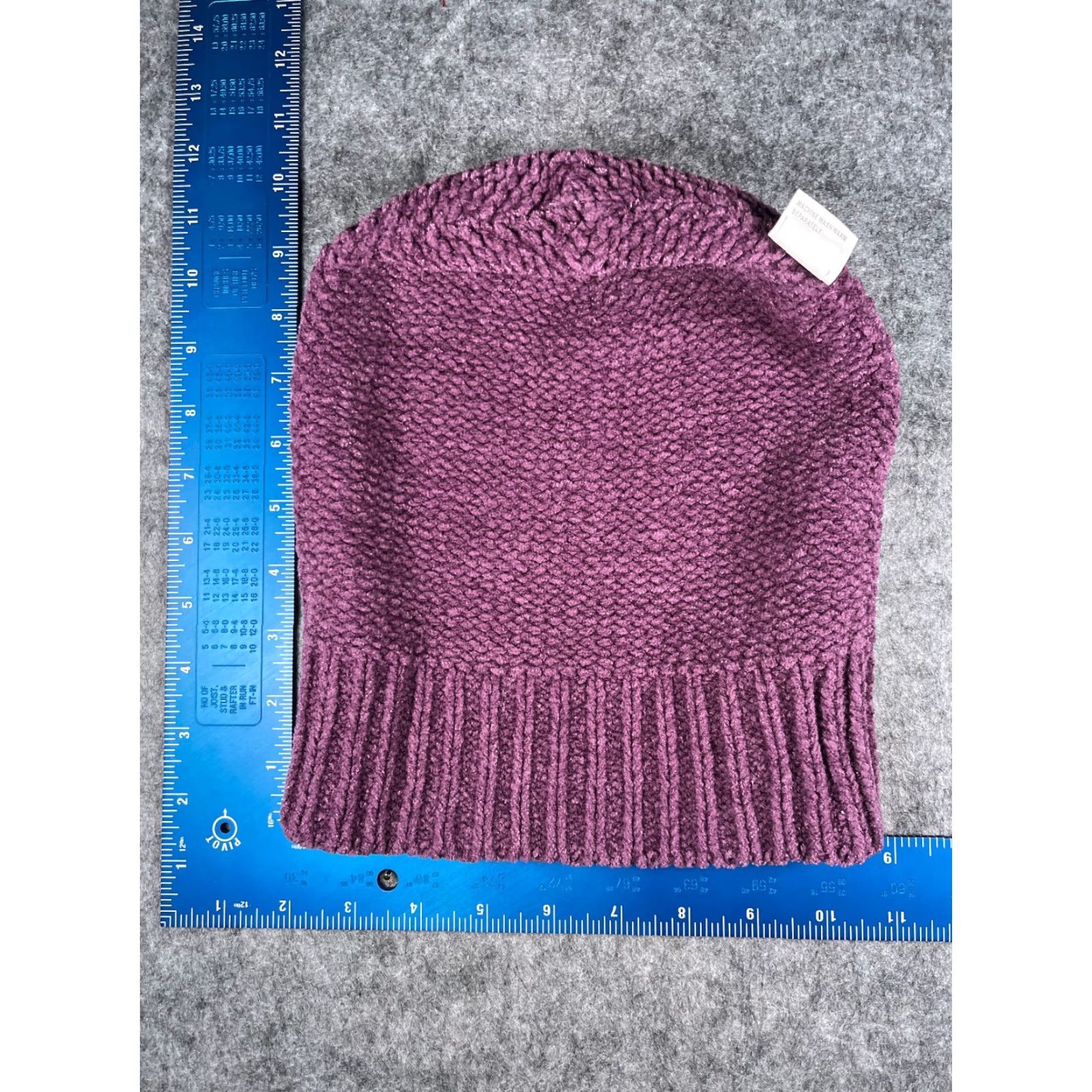 Vintage Target Hat Beanie One Size Purple Knit Polyester Rayon Blend Ski Outdoor Size ONE SIZE - 4 Thumbnail