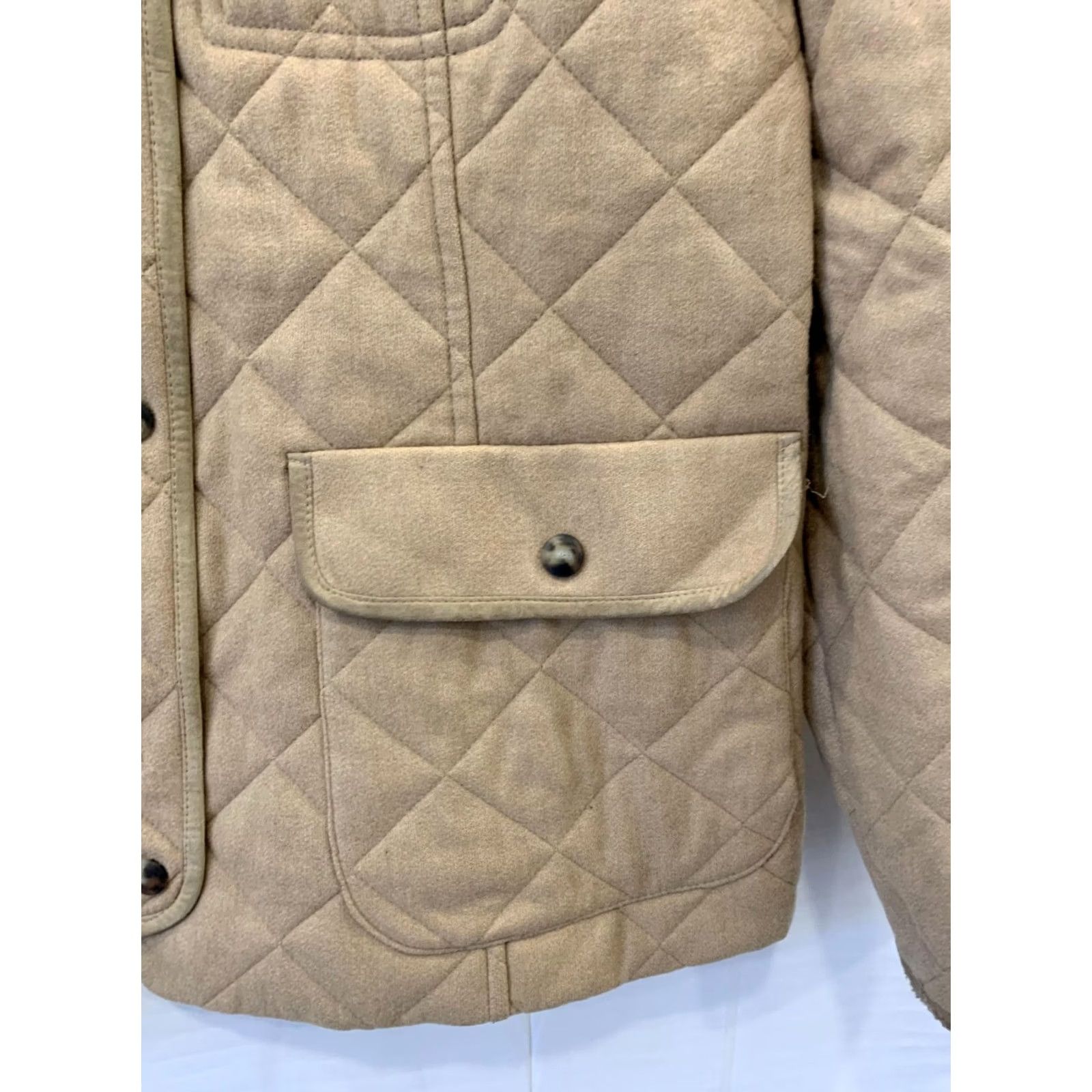 Vintage Schneiders Salzburg Quilted Jacket Womens Medium Tan Beige Austrian Heritage M #222 Size M / US 6-8 / IT 42-44 - 6 Thumbnail