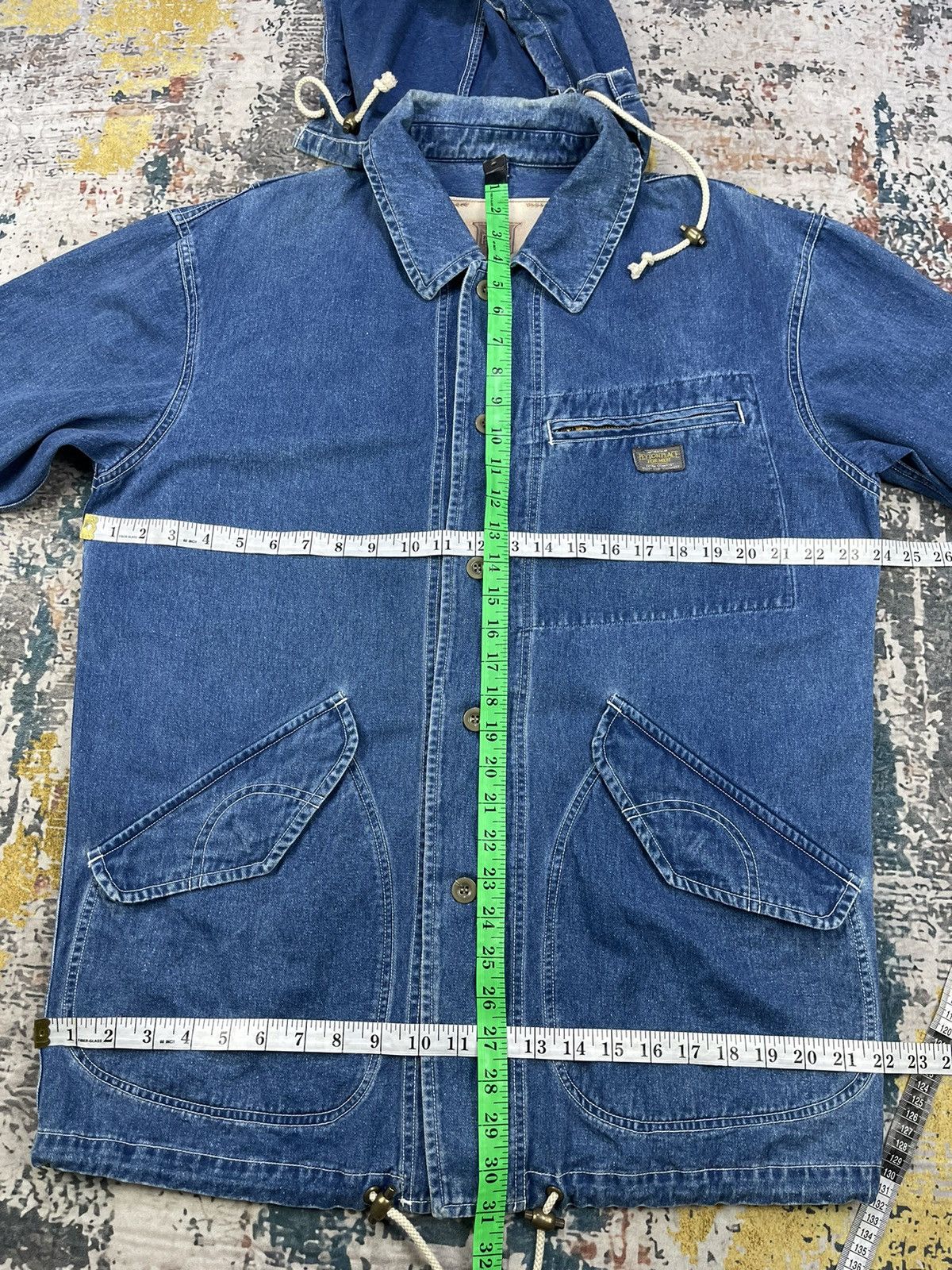 PPFM Vtg PPFM Peyton Place For Men Denim Chore Jacket Size US M / EU 48-50 / 2 - 11 Thumbnail