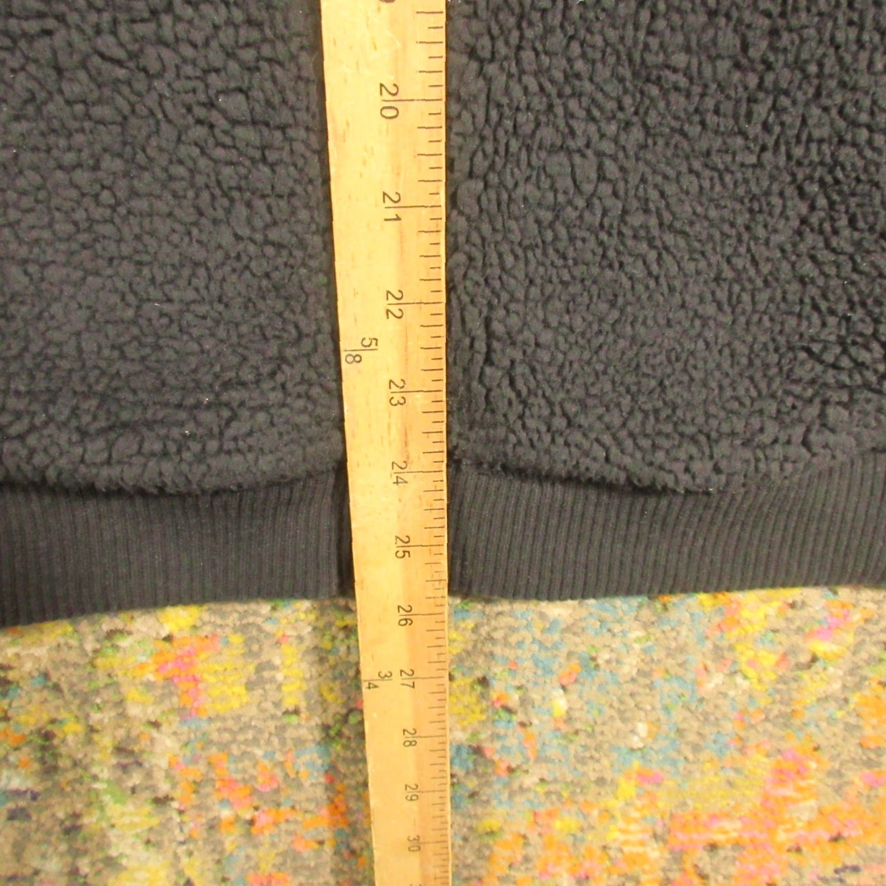 Athleta Athleta Jacket Womens L Black Full Zip Mock Neck High Pile Fleece Mid-Length Size L / US 10 / IT 46 - 6 Thumbnail