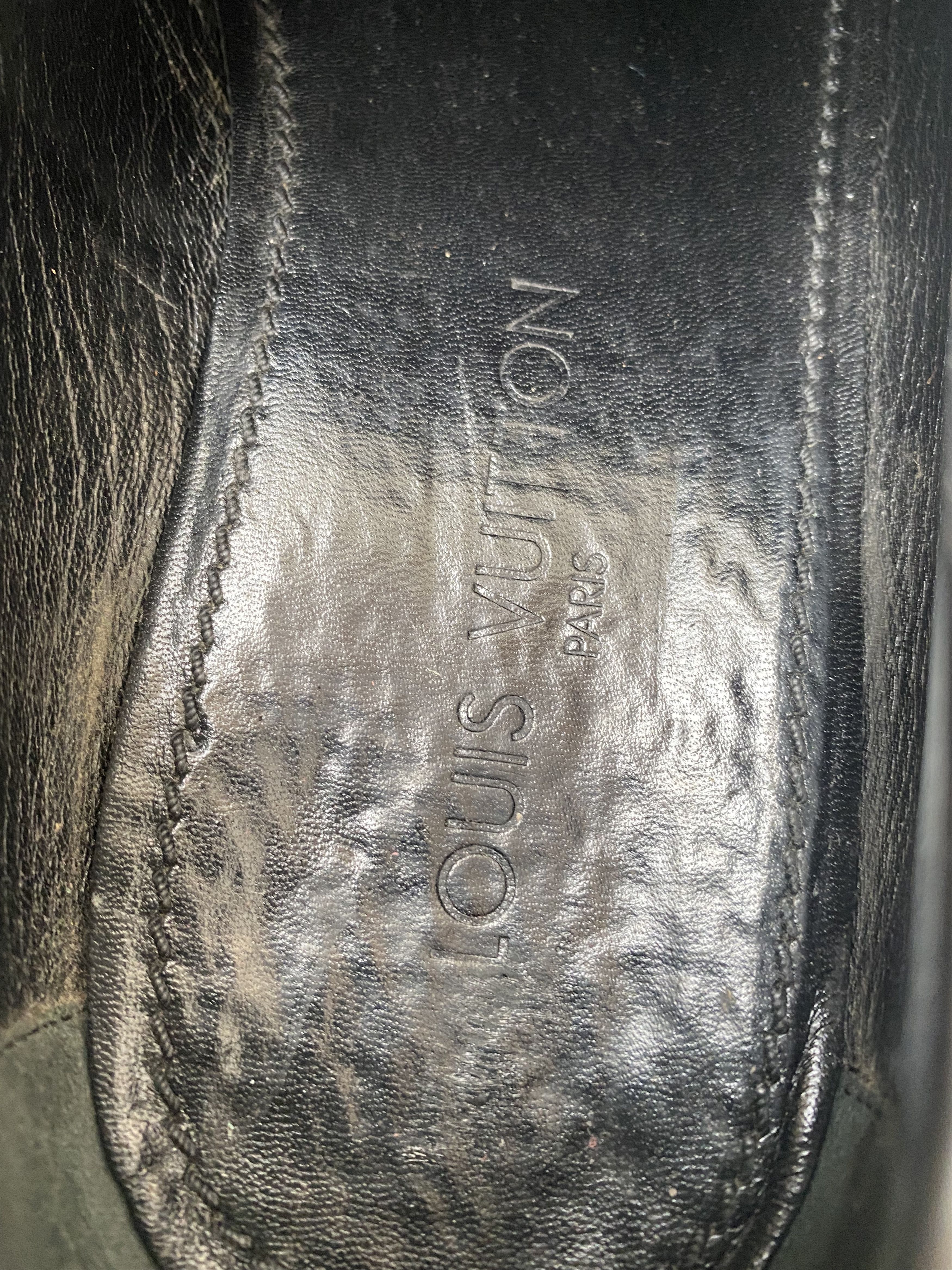 Louis Vuitton Louis Vuitton montecarlo black slip on loafers sz 42 Size US 9 / EU 42 - 11 Thumbnail