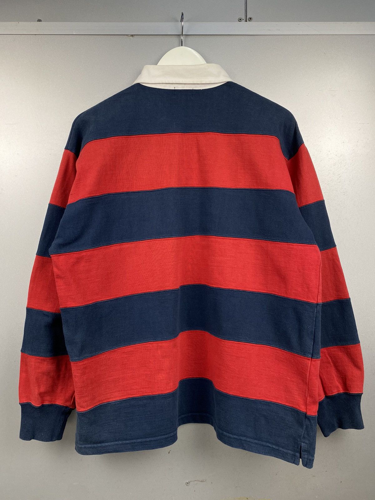 Japanese Brand × Vintage Vintage Striped Polo Rugby Shirt Size US L / EU 52-54 / 3 - 5 Thumbnail