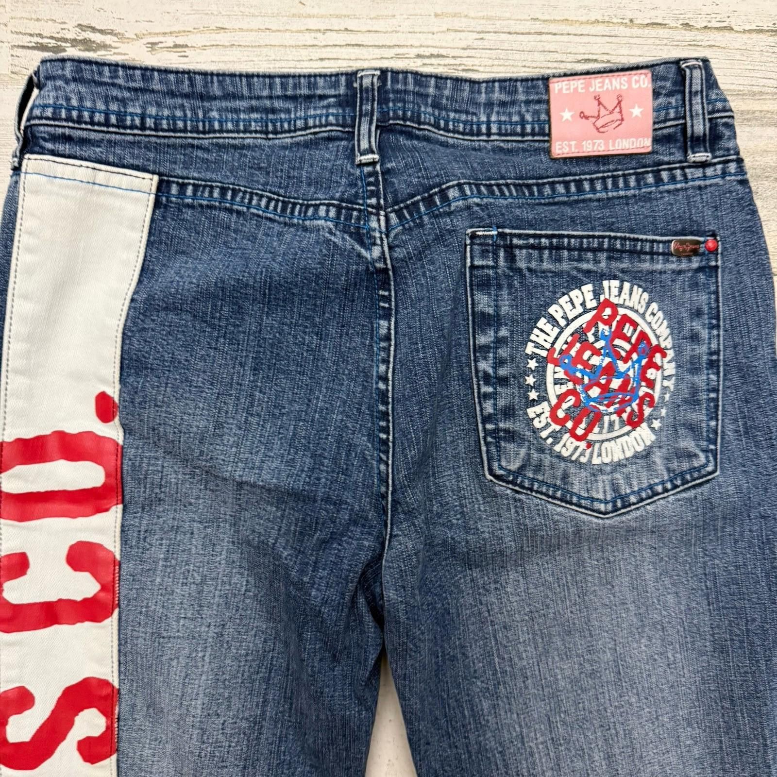 Pepe Jeans Pepe Jeans Big Logo Womens Size 30" / US 8 / IT 44 - 4 Thumbnail