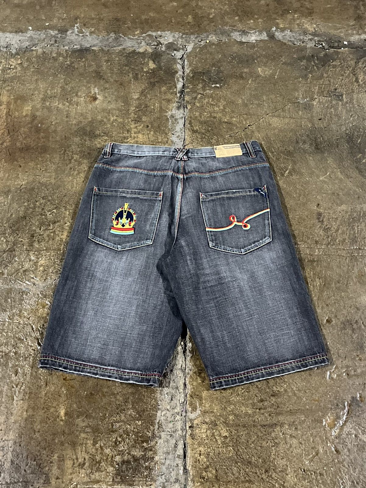 JNCO × LRG × Vintage Crazy Vintage Y2K LRG Baggy Jorts Skater Grunge Shorts JNCO Size US 38 / EU 54 - 1 Thumbnail