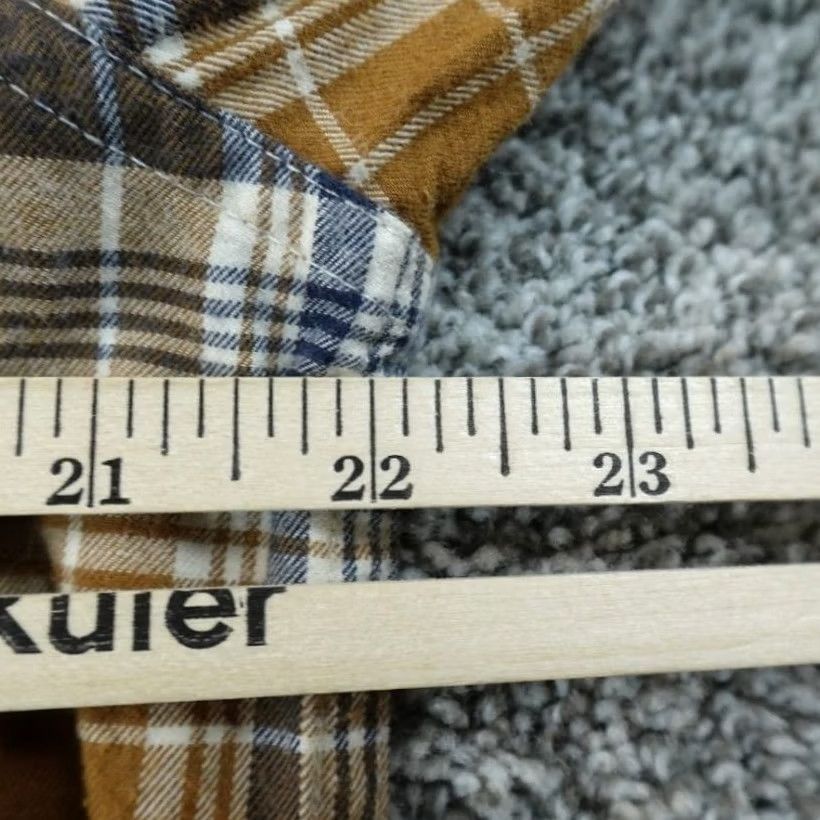 Vintage L.L. Bean Shirt Mens L Plaid Flannel Button-Up Long Sleeve Outdoor Work Hiking Top Size US L / EU 52-54 / 3 - 6 Thumbnail