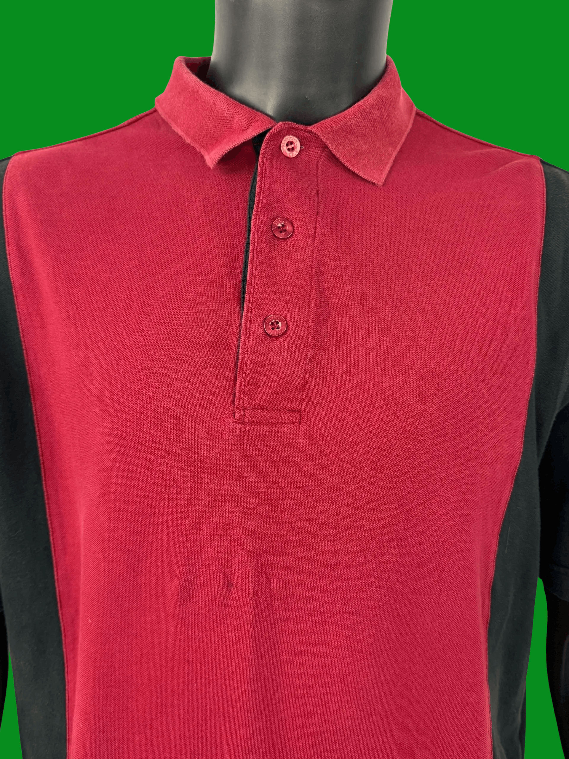 Vintage VTG Monterey Club Apache Sun Golf Polo Shirt Red Black Size US M / EU 48-50 / 2 - 4 Thumbnail