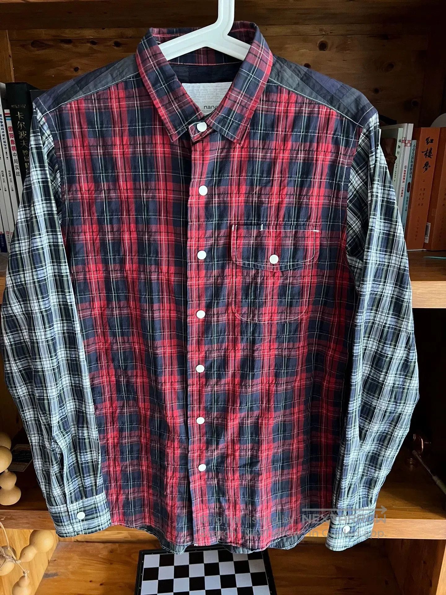Nanamica Nanamica Checkered Patchwork Shirt Jacket. Size US S / EU 44-46 / 1 - 4 Thumbnail