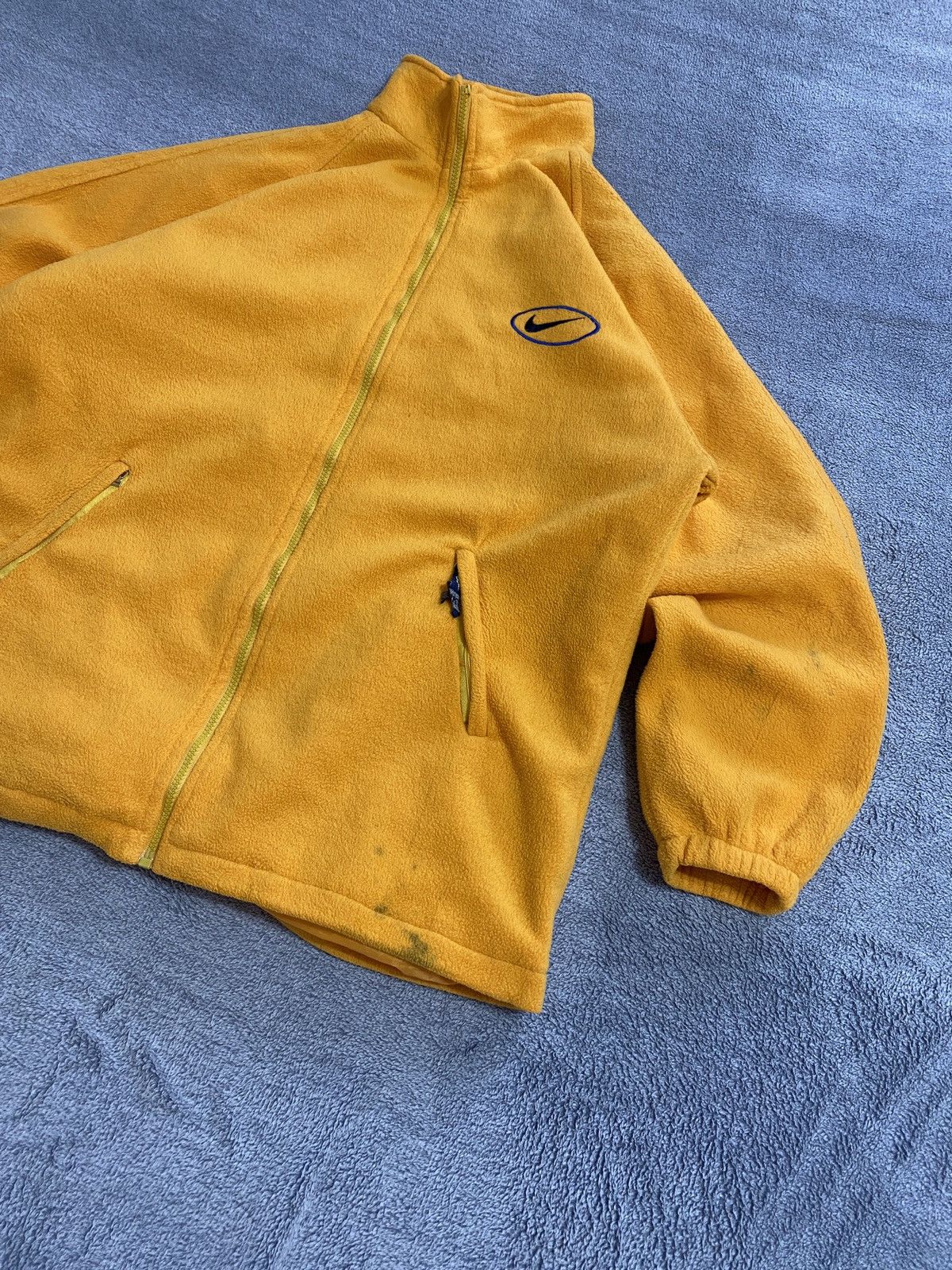 Nike Nike distressed vintage fleece big swoosh 90s Y2k Size US XL / EU 56 / 4 - 7 Thumbnail