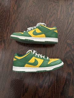 Nike Dunk Low Retro BTTYS Men's 11.5 Reverse Brazil Oregon Green Yellow  shoes