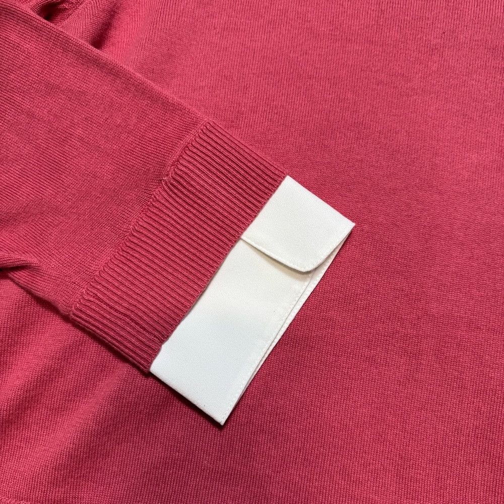 Isaac Mizrahi NWt New Isaac Mizrahi Mock Neck Pink Sweater Twofer Size X Size XL / US 12-14 / IT 48-50 - 7 Thumbnail