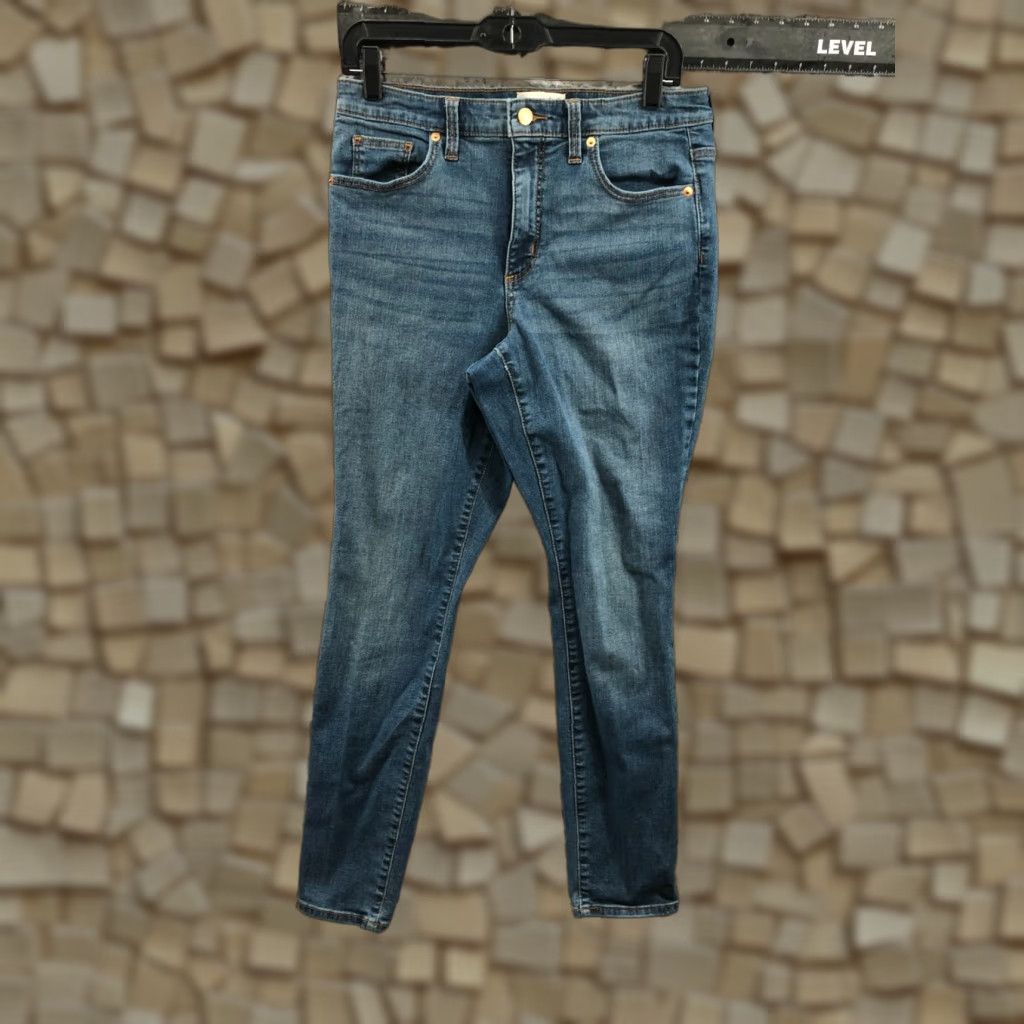 Vintage Universal Thread High Rise Skinny Jeans Womens 10 Blue Medium Wash Size 32" / US 10 / IT 46 - 1 Thumbnail