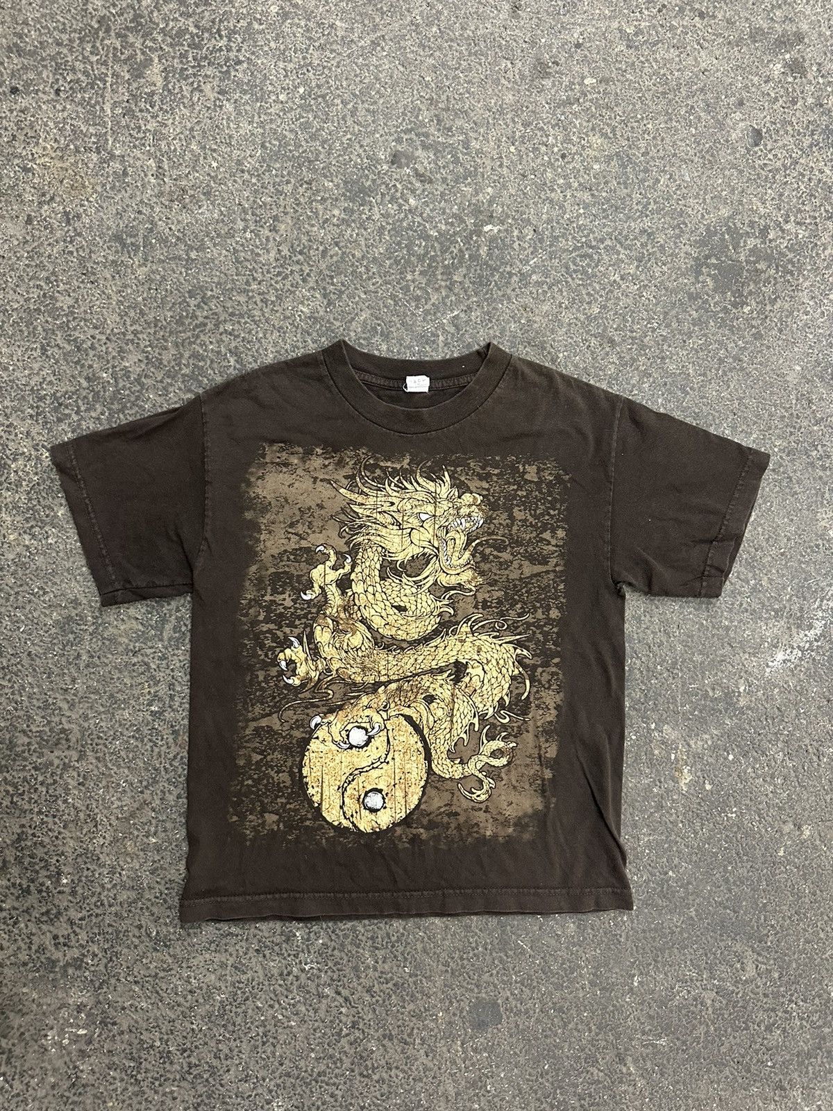 Vintage Y2K dragon grunge shirt Size US S / EU 44-46 / 1 - 1 Thumbnail
