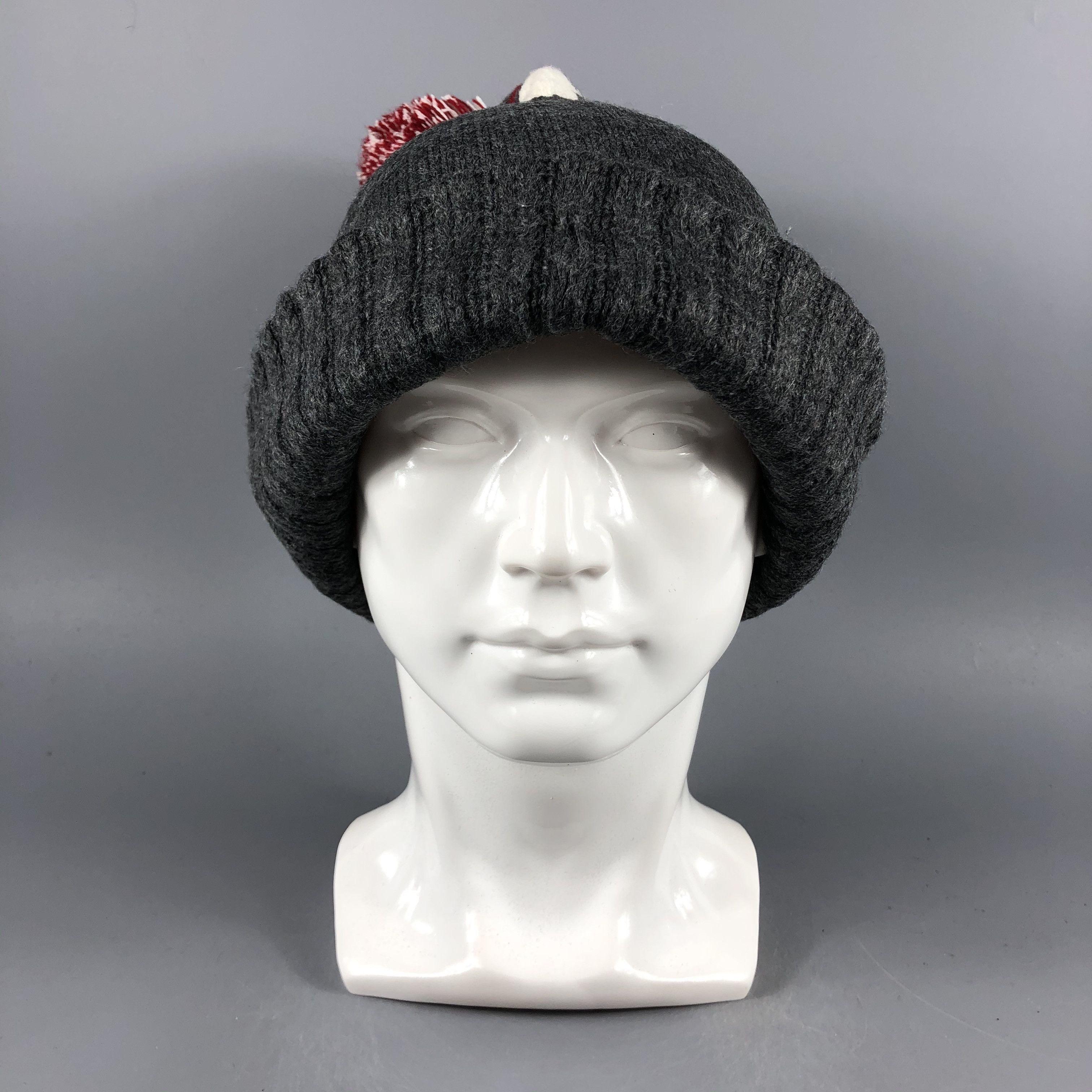 Vintage Logofit PomPom Beanie Snow Hat Snow Cap -D1191 Size ONE SIZE - 2 Thumbnail