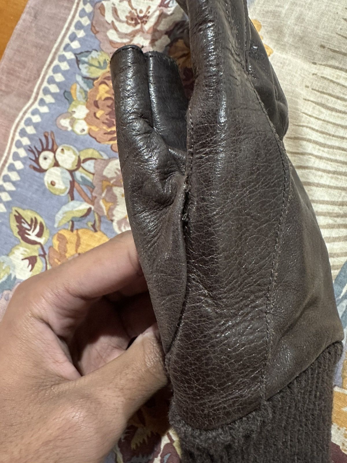 Rick Owens Rick Owens Touchscreen Leather Gloves Size ONE SIZE - 5 Thumbnail