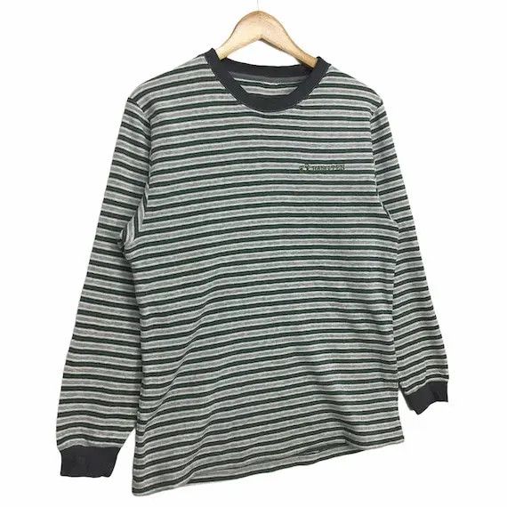 Hang Ten Vtg 90' HANG TEN SURFING Striped Sweater Tee Shirt Hawaii Size US M / EU 48-50 / 2 - 3 Thumbnail